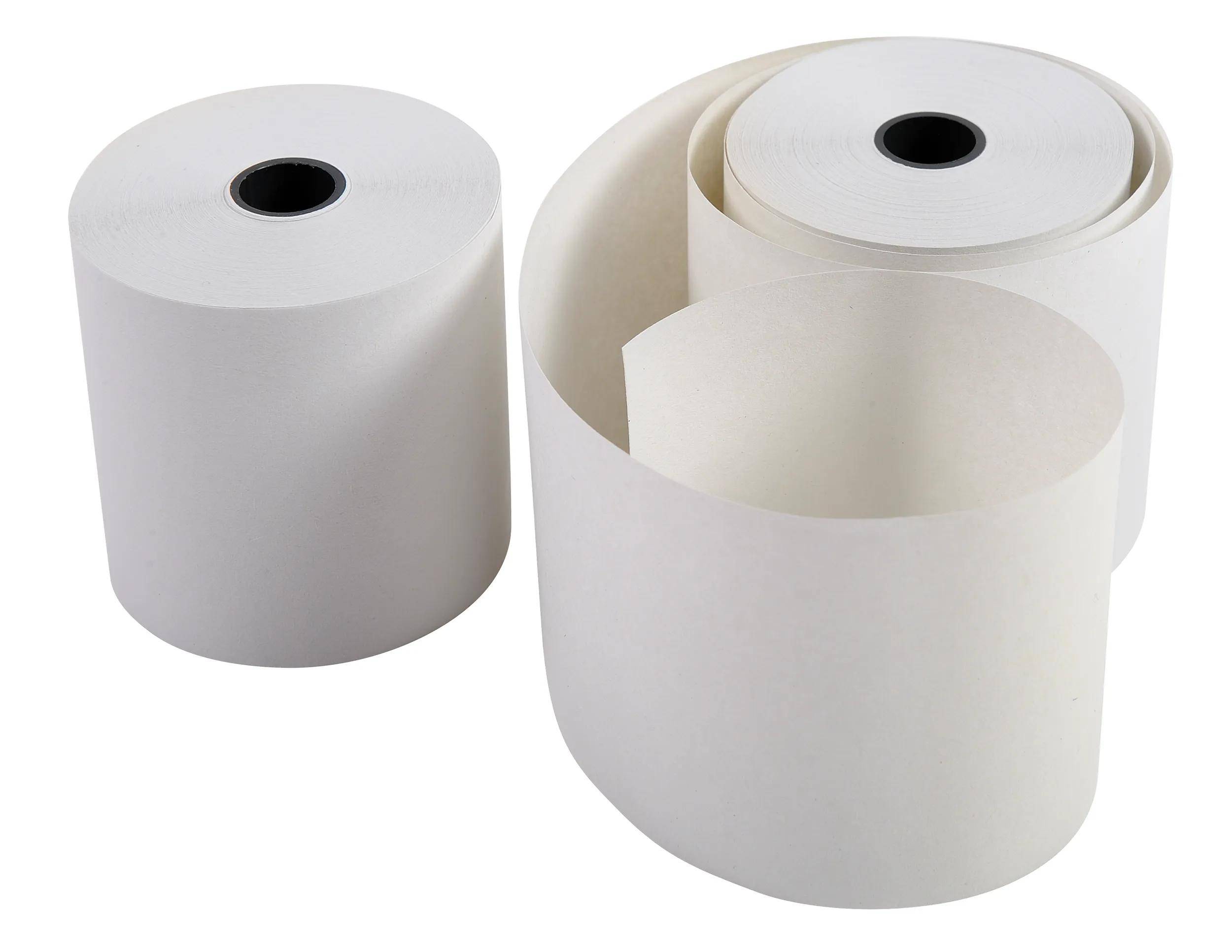 Exacompta 50x Rolle 1-lagig Offset 60g/m2 57x33mx12 - Weiß - 40651E