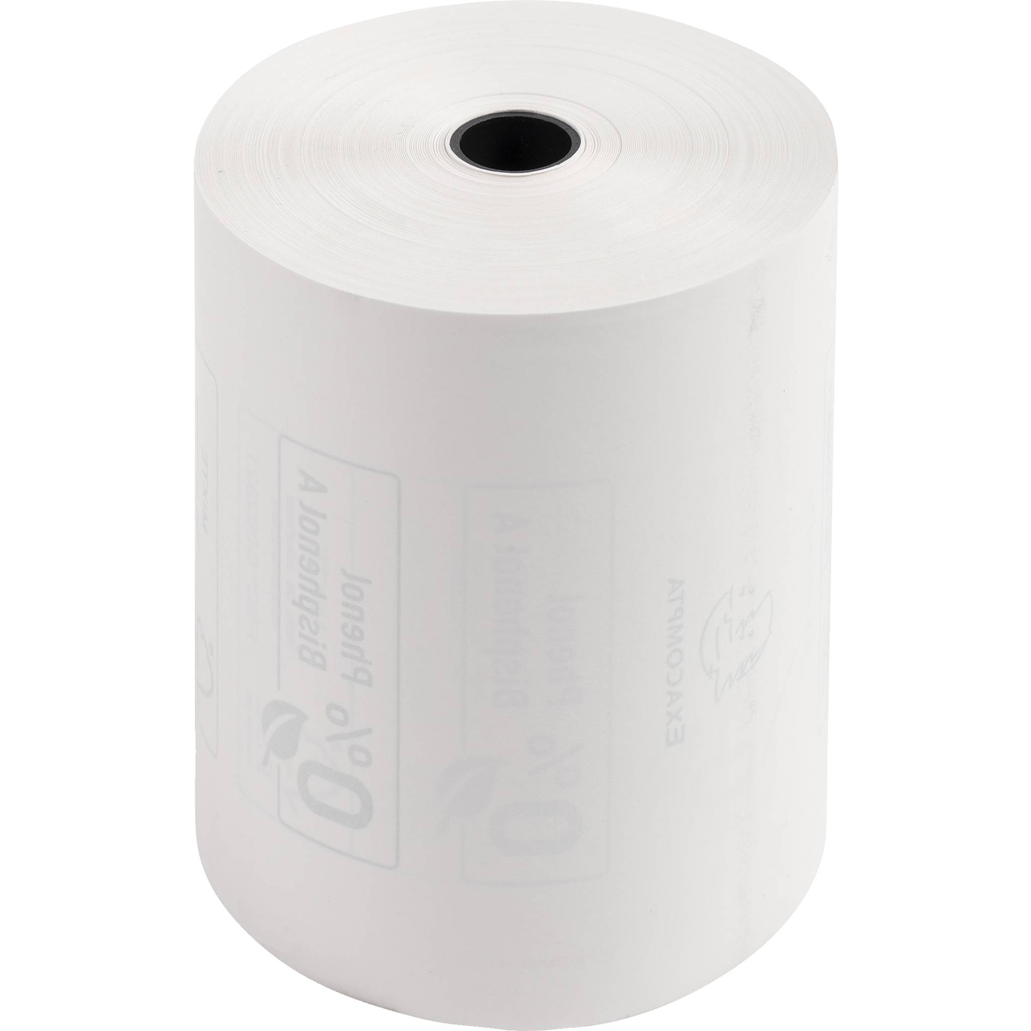Exacompta 30x 1-lagige Thermorolle für Waagen 48g 80x60 mm L: 44 mm Weiß 43824E