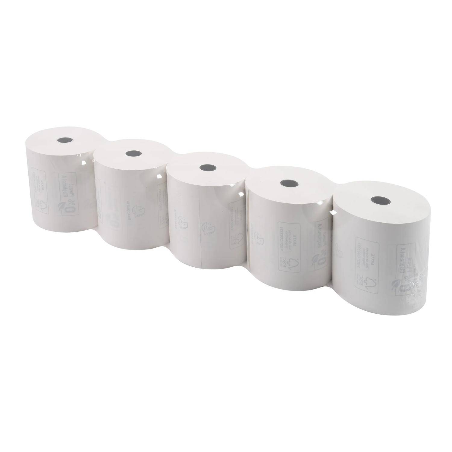 Exacompta 30x 1-lagige thermische Kassenrolle 48g 80x72mm Länge 76m Weiß 43818E