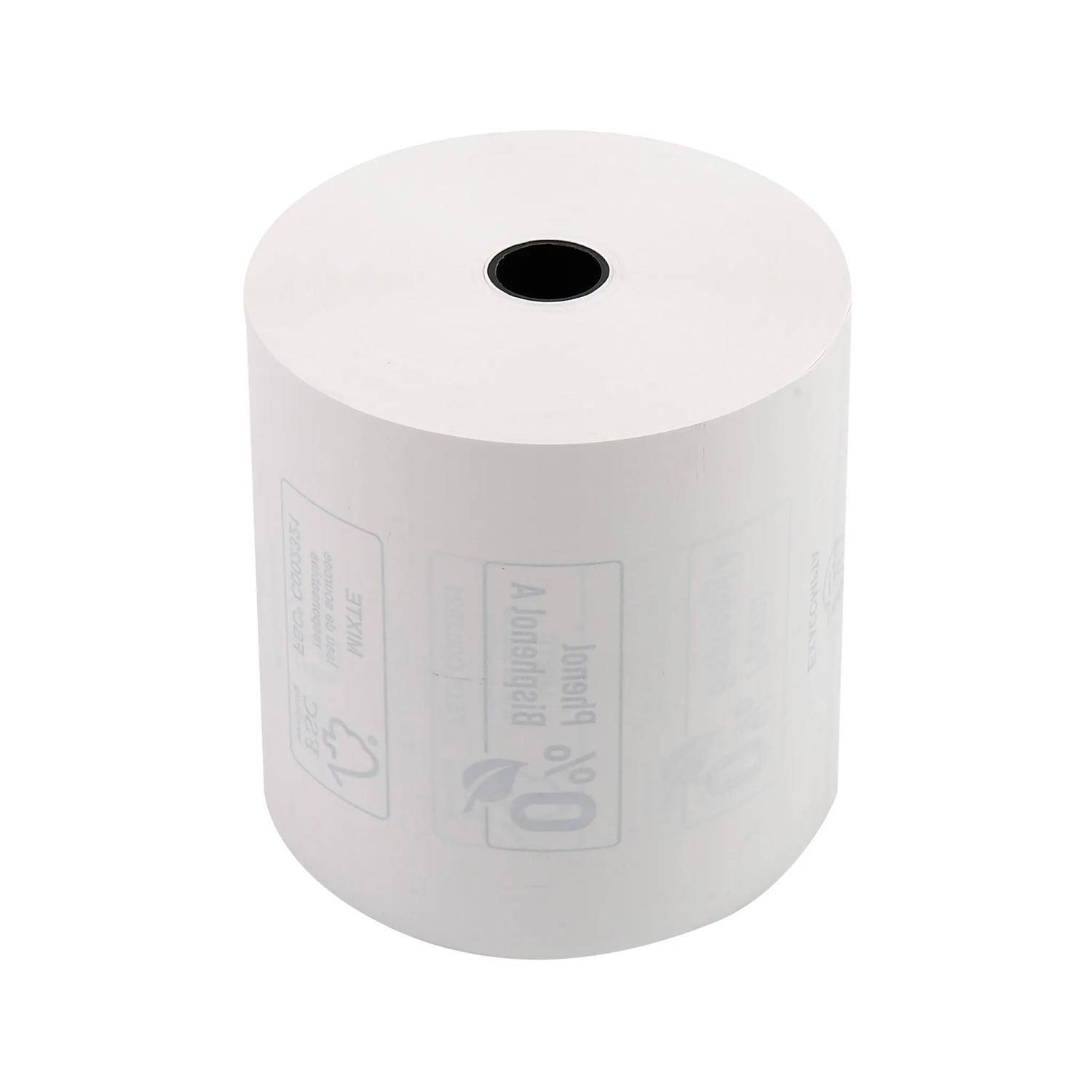 Exacompta 30x 1-lagige thermische Kassenrolle 48g 80x72mm Länge 76m Weiß 43818E