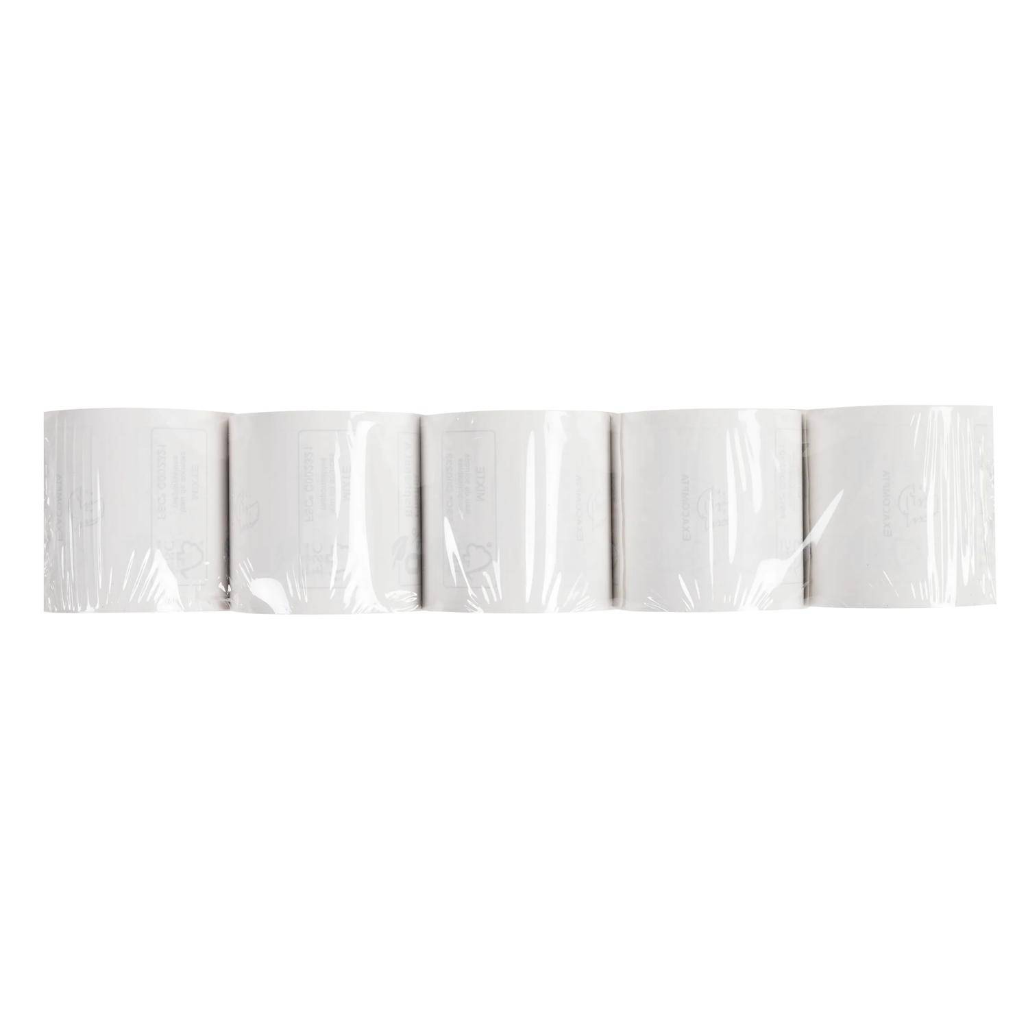 Exacompta 60x Thermorolle für Kassen EC 57x60mm 1-lagig 55g/m2 Weiß 43347E