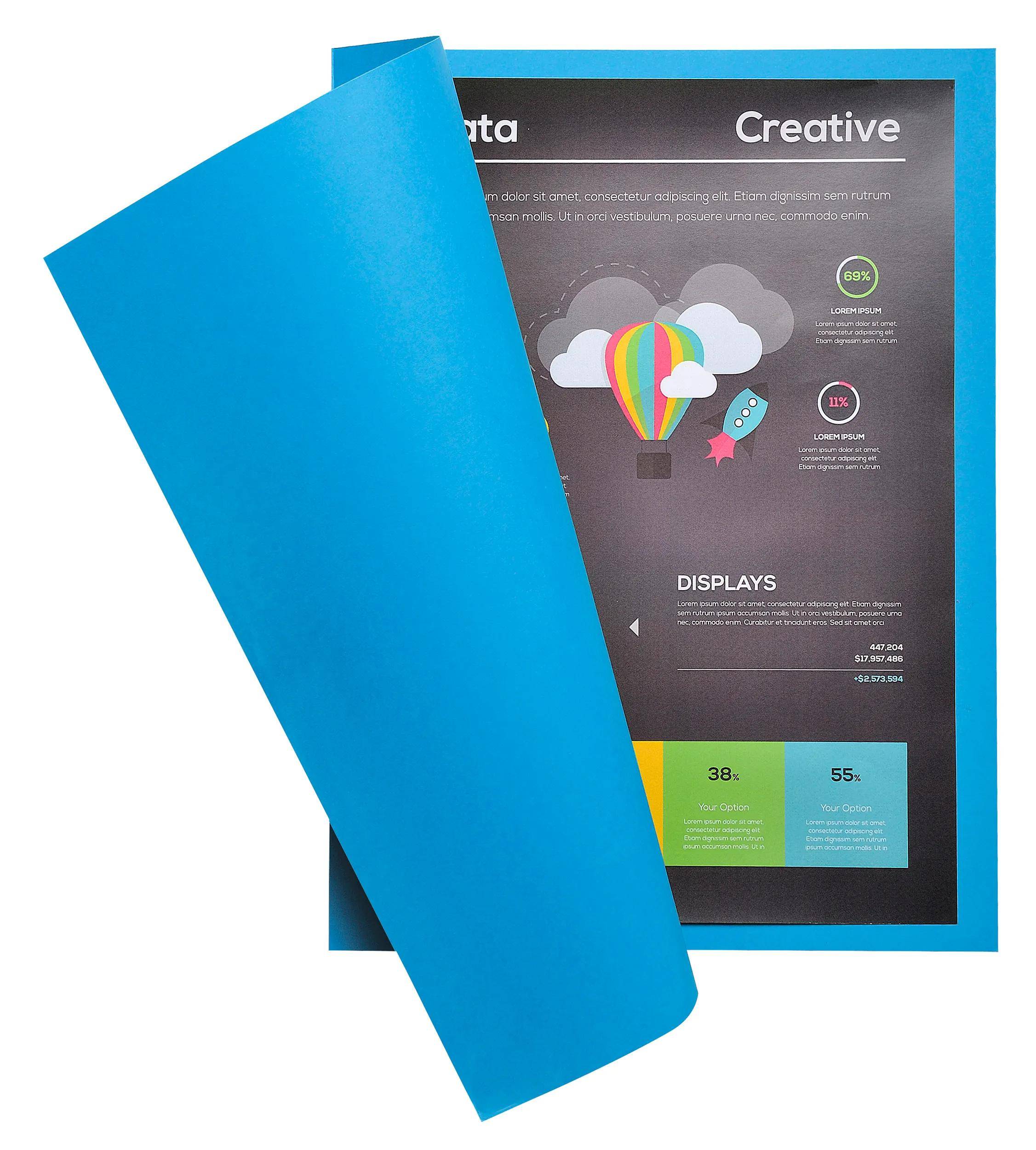 Exacompta 10x 10er Packung ROCK''S 210 24x32cm - Blau - 217119E
