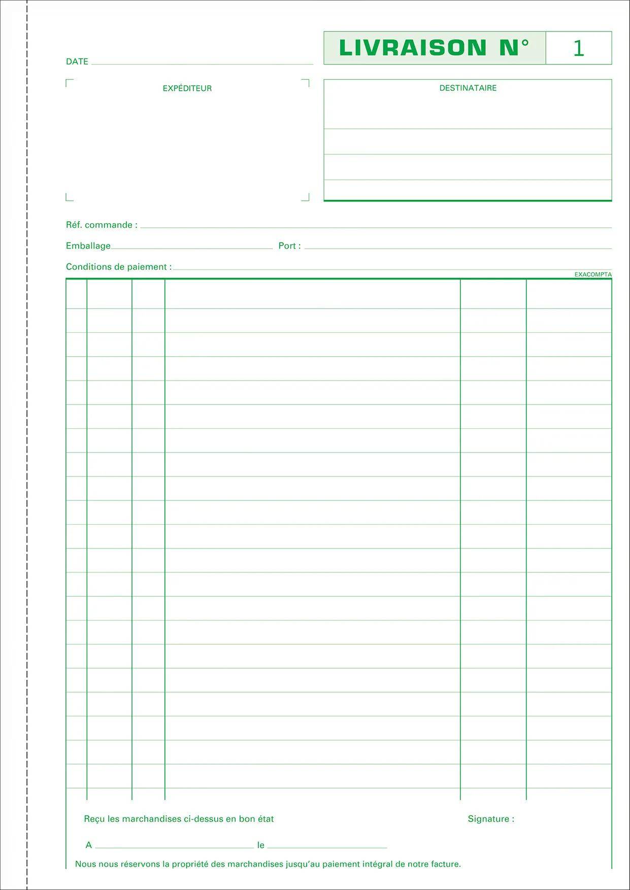 Exacompta 5x DELIVERY BOOKDUPLICATE 297X210 CARBON.50 - 13162E