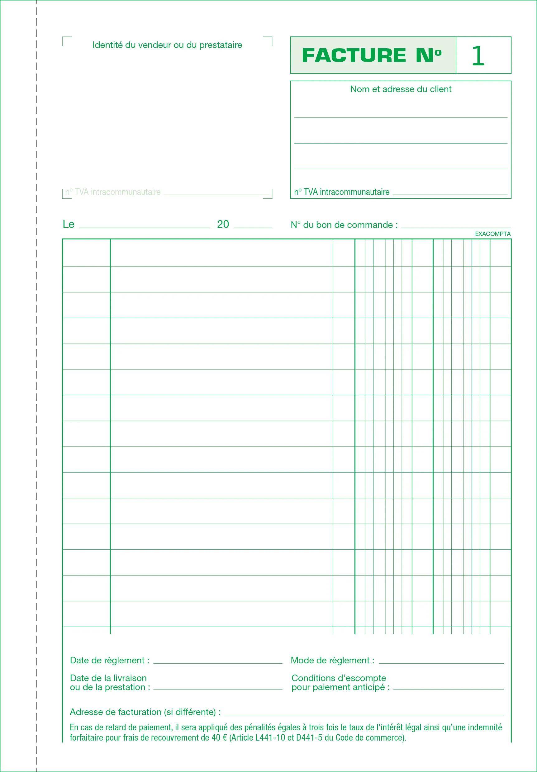 Ein leeres Bestellformular mit Abschnitten für das Datum ('Datum'), die innergemeinschaftliche Umsatzsteuer-Identifikationsnummer ('USt-IdNr.') und die Bestellnummer ('Bestellnummer').