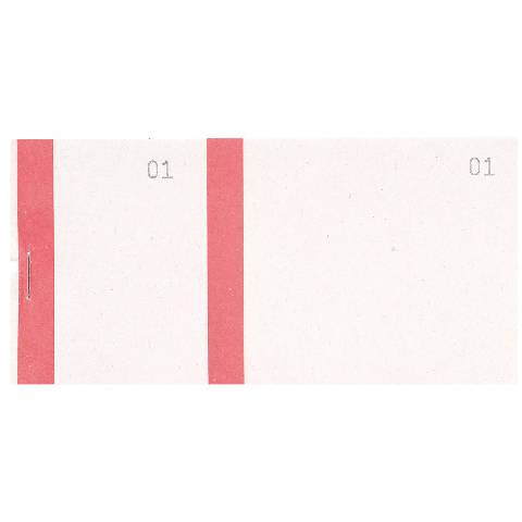 Exacompta 50x Nummernbl 60x135 100 Bl Farbband br - Rot - 96304E