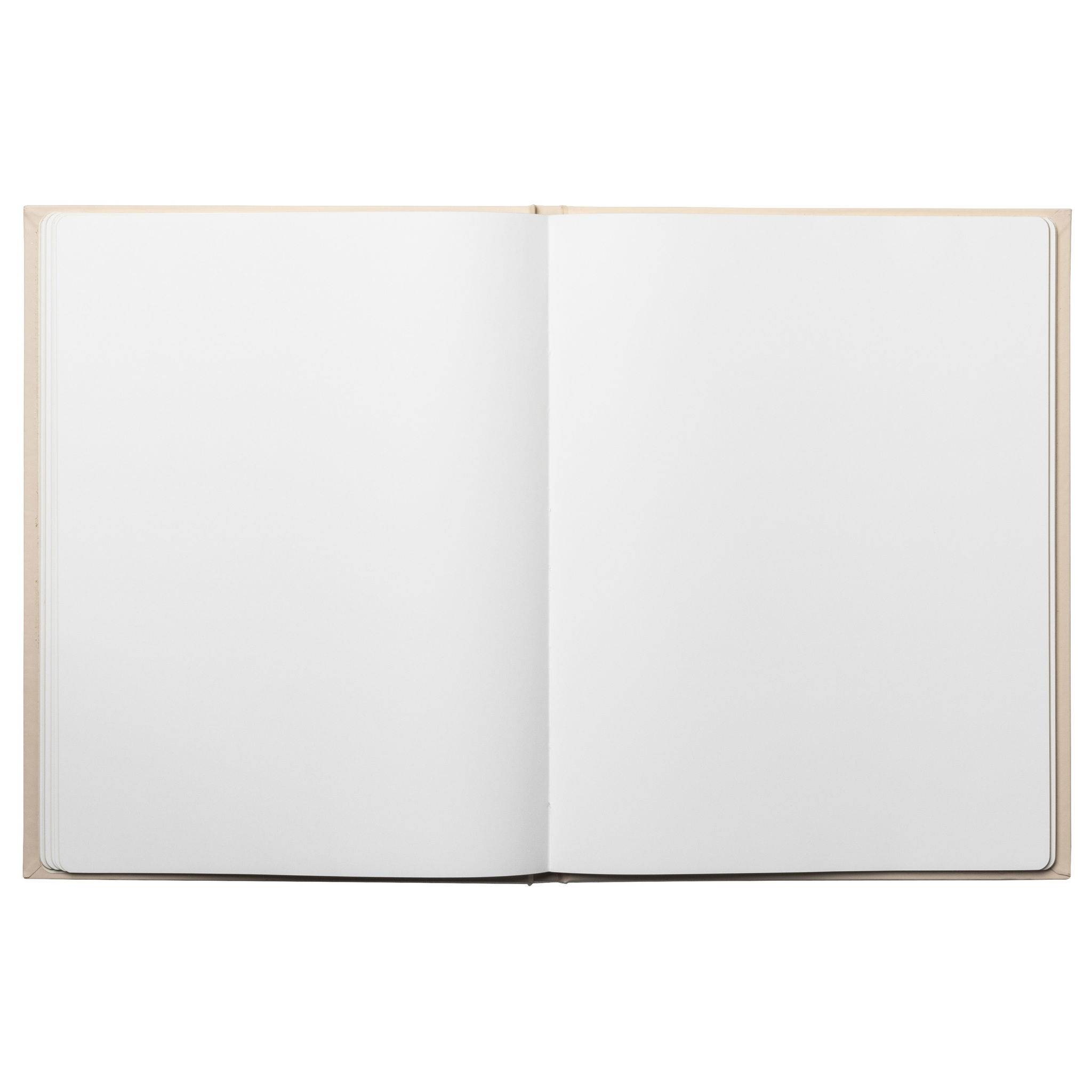 Exacompta Gästebuch, 100 Seiten, Goldschnitt, Ringflower - Latte - 47633E