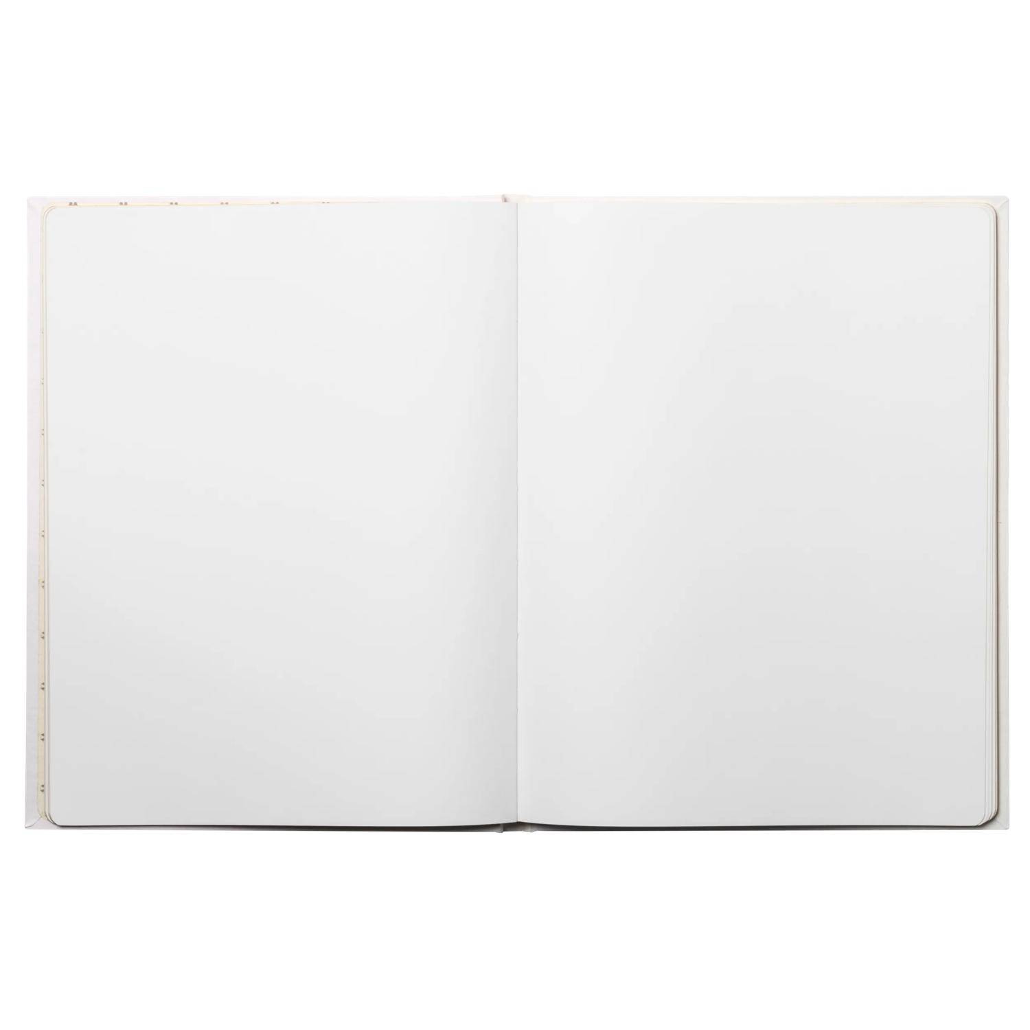 Exacompta Gästebuch, 100 Seiten, Goldschnitt, Néo Déco - Weiß - 47987E