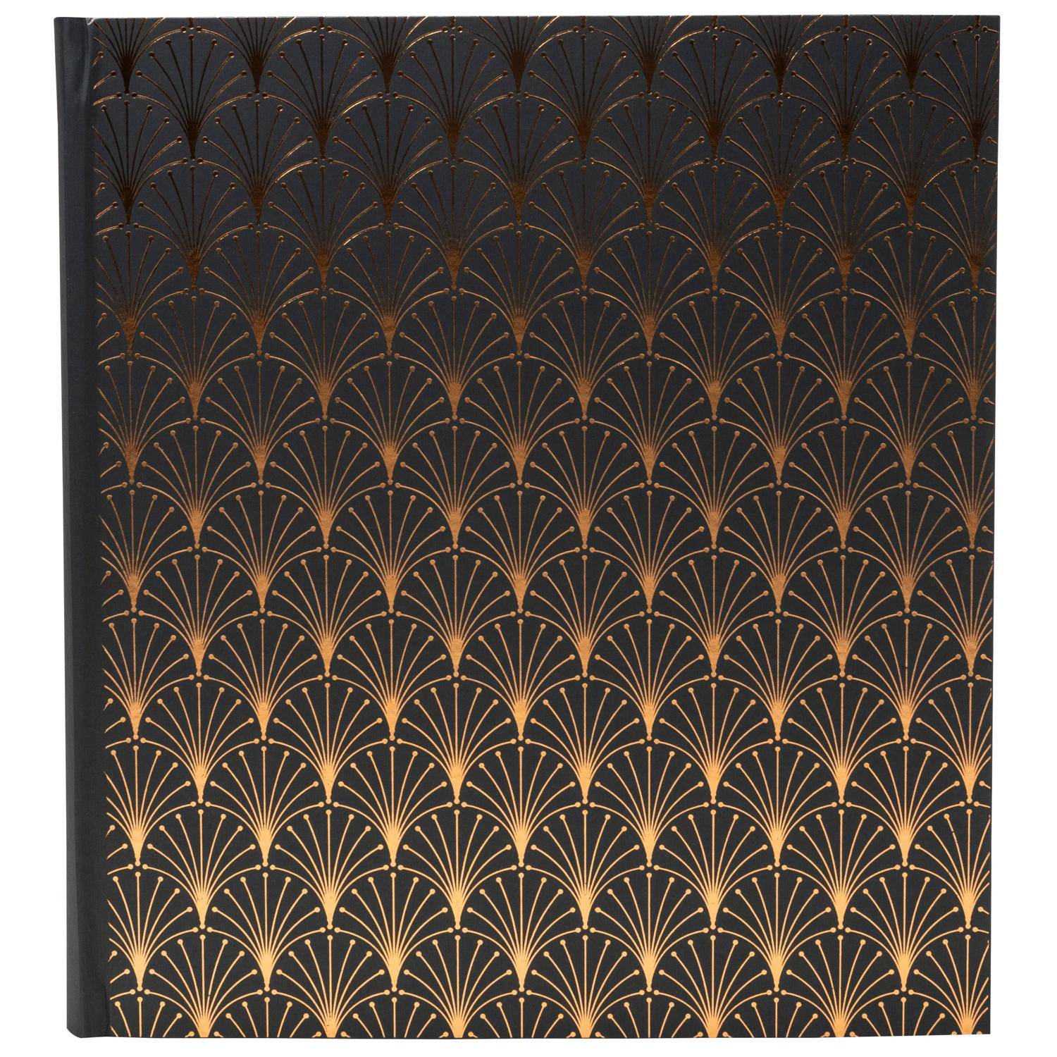 Exacompta Fotoalbum, 60 schwarze Seiten, Néo Déco - Schwarz - 16095E