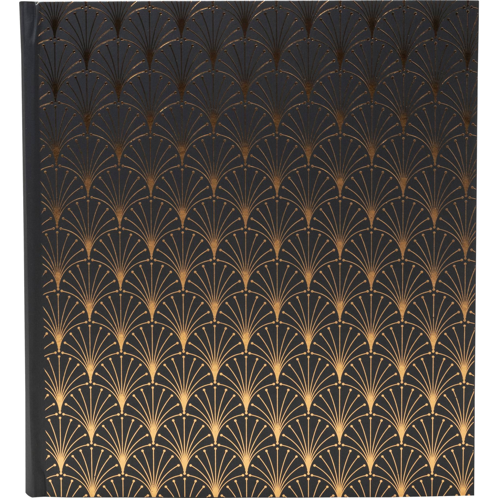 Exacompta Fotoalbum, 60 schwarze Seiten, Néo Déco - Schwarz - 16095E