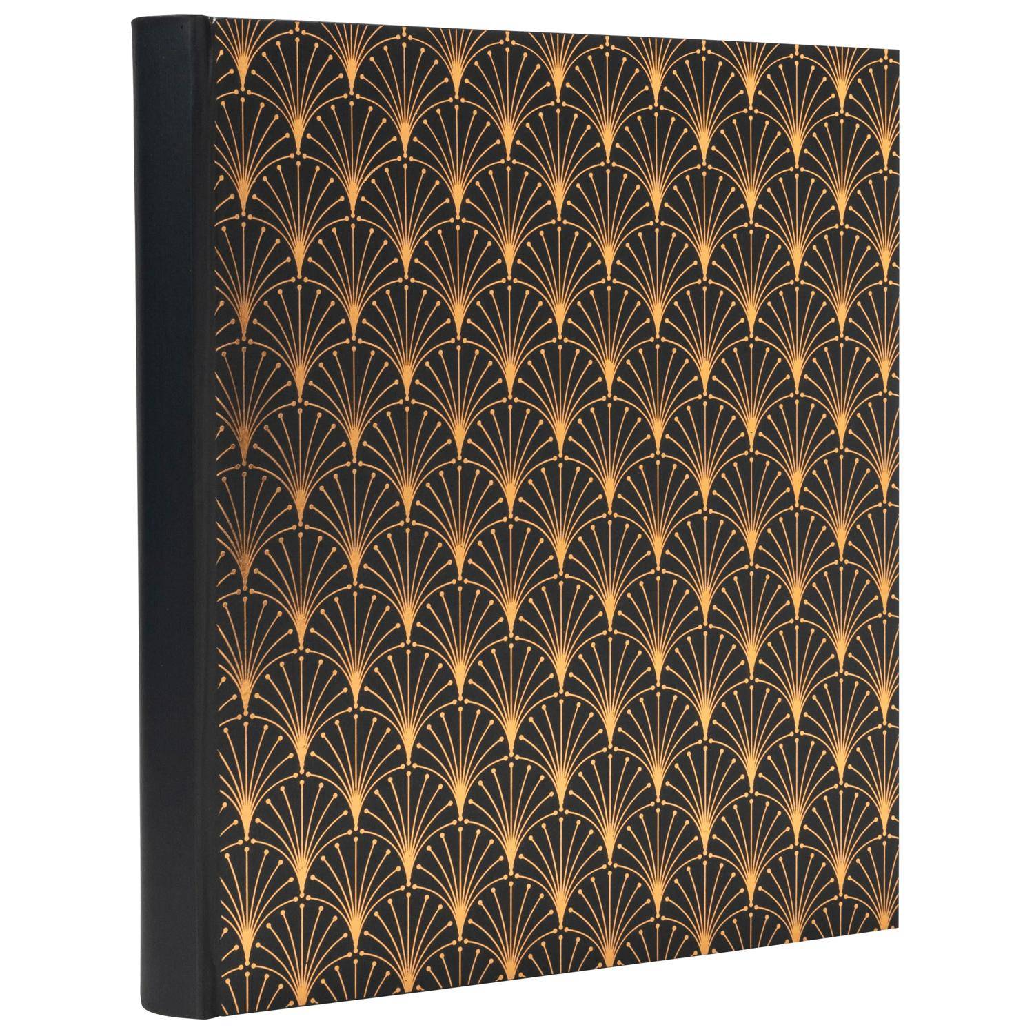 Exacompta Fotoalbum, 60 schwarze Seiten, Néo Déco - Schwarz - 16095E