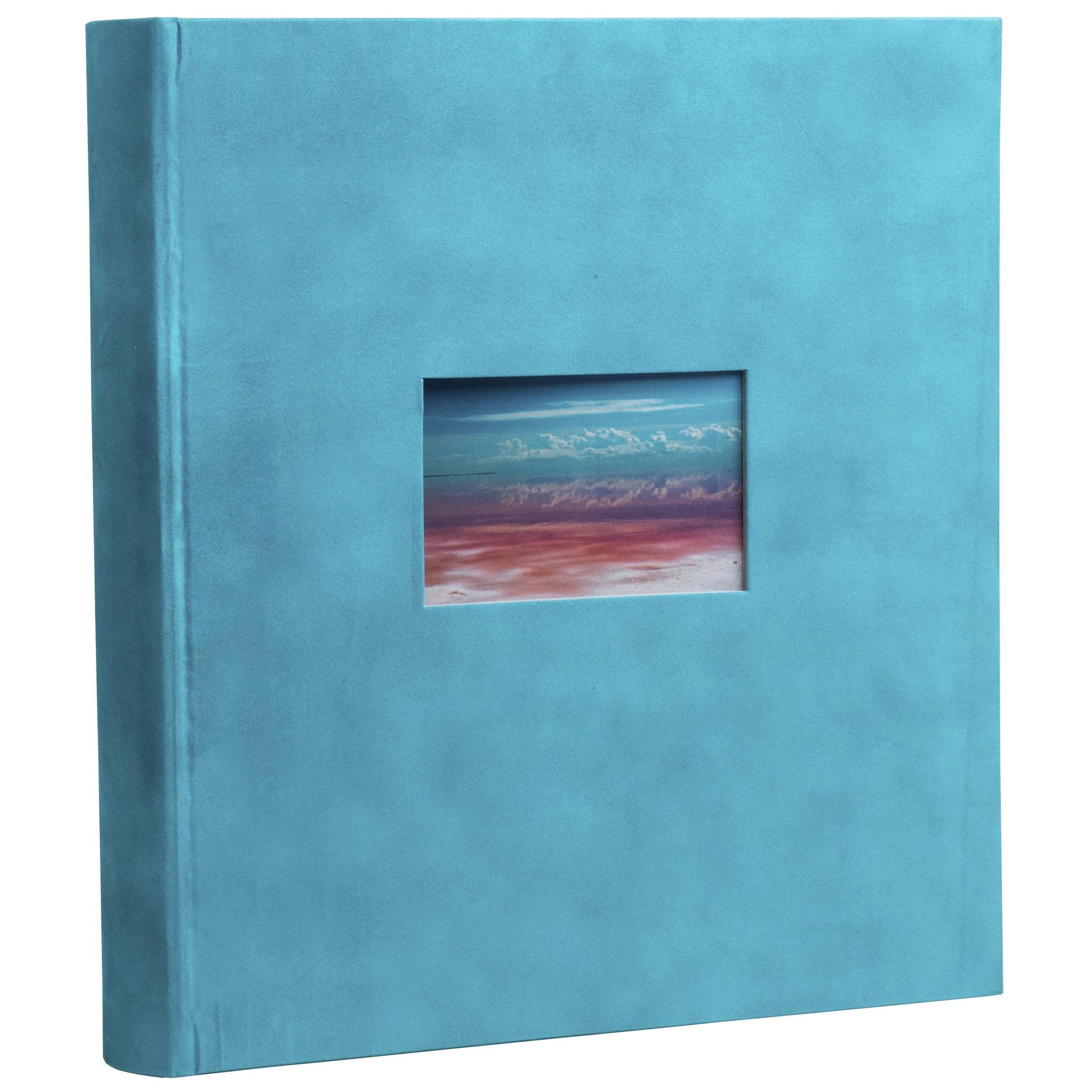 Exacompta Fotoalbum, 60 weiße Seiten, Skandi - Türkis - 16178E