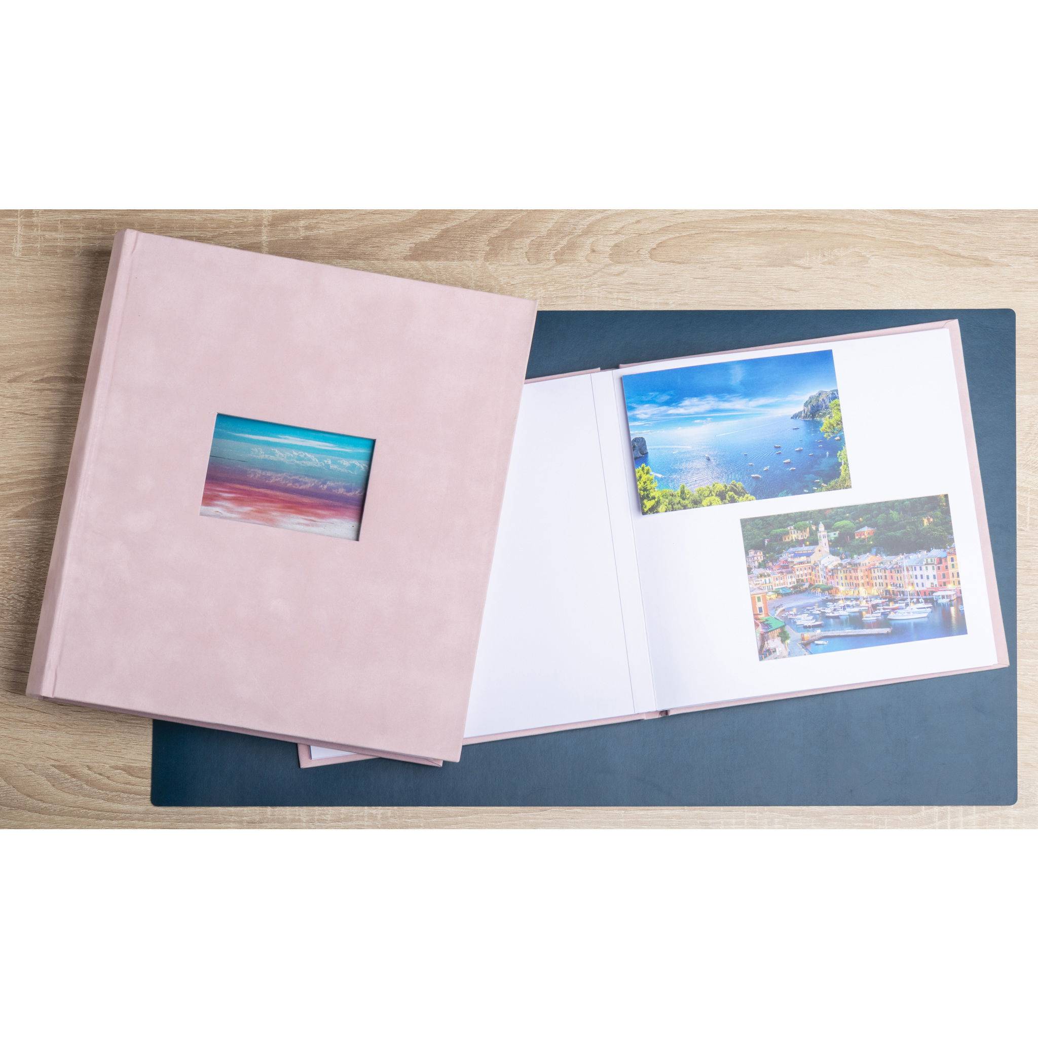 Exacompta Fotoalbum, 30 weiße Seiten, Skandi - Nude - 16357E