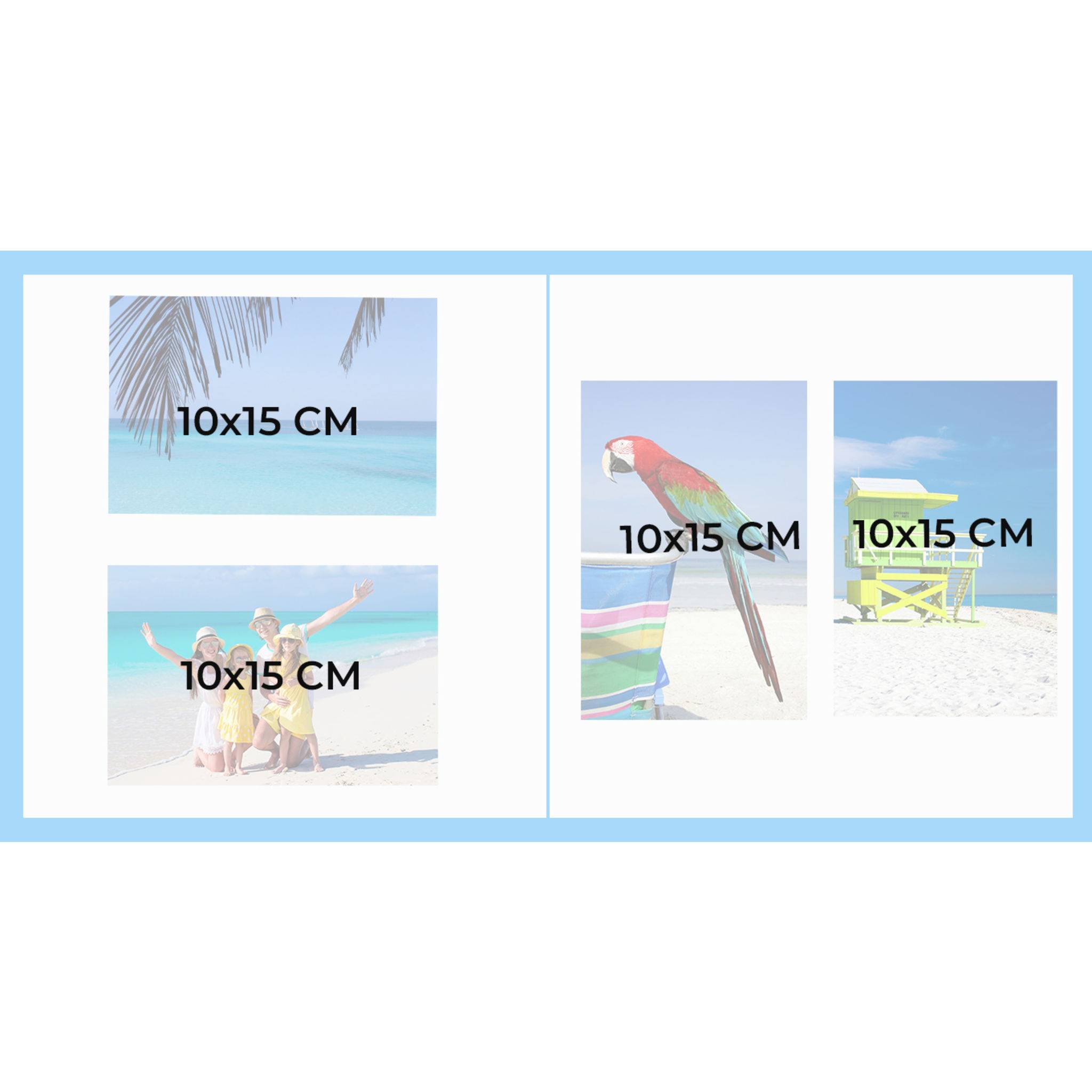 Exacompta Fotoalbum, 30 weiße Seiten, Skandi - Nude - 16357E