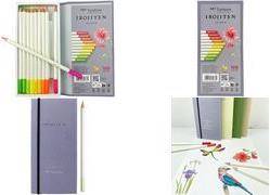 Tombow Buntstift IROJITEN ''Volumen 7'', 10er Set hochwertiger Buntstift in leuchtenden Farben, handgefertigt,