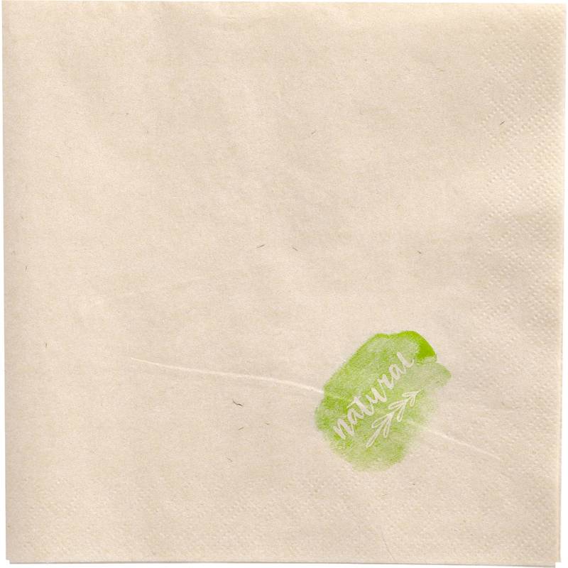 PAPSTAR Lunch-Servietten, 330 x 330 mm, 2-lagig, natur