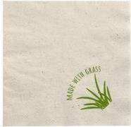 PAPSTAR Lunch-Servietten, 330 x 330 mm, 2-lagig, natur 1/4 Falz, Tissue (mit 15% Grasanteil)