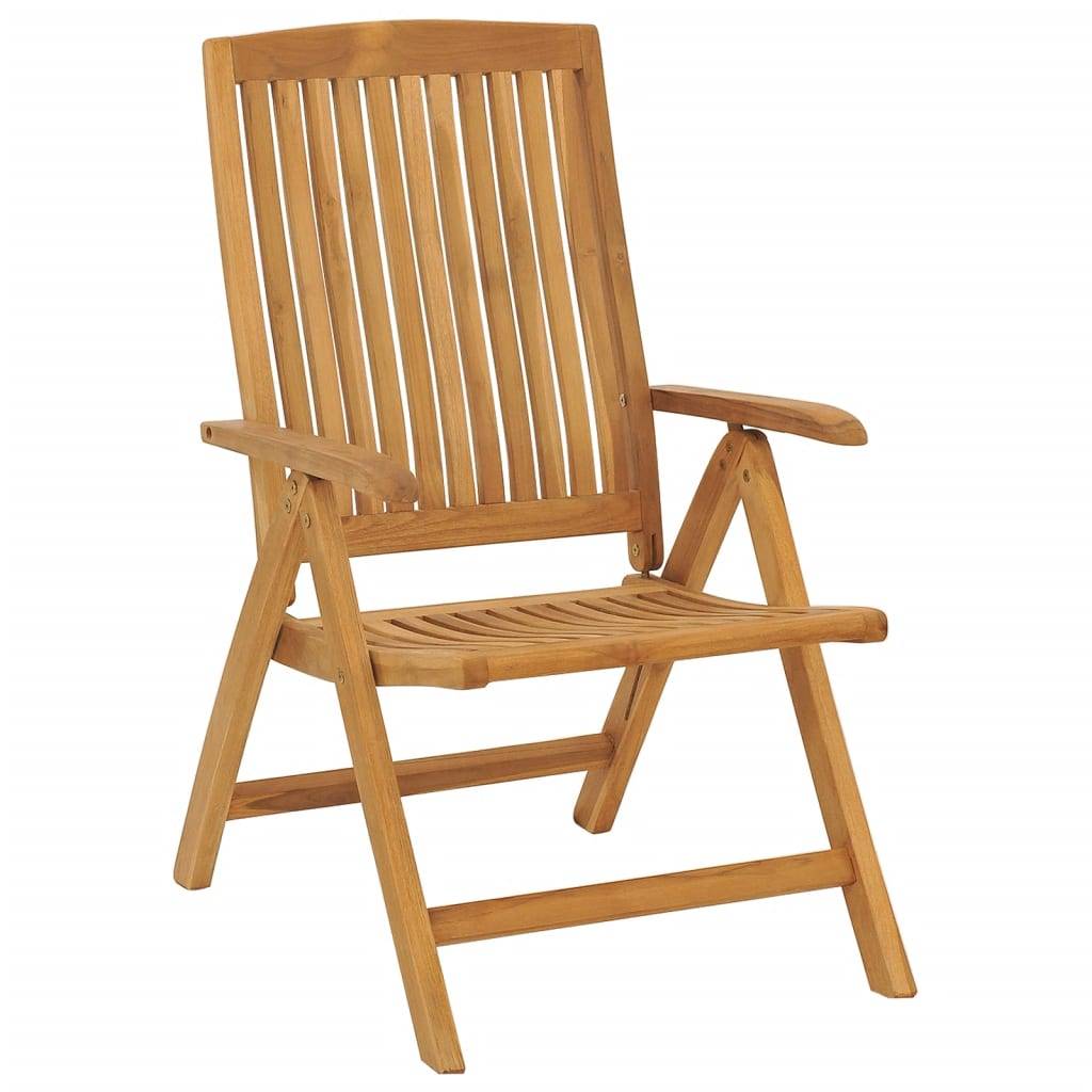 vidaXL Gartenstühle mit Kissen 2 Stk. Massivholz Teak
