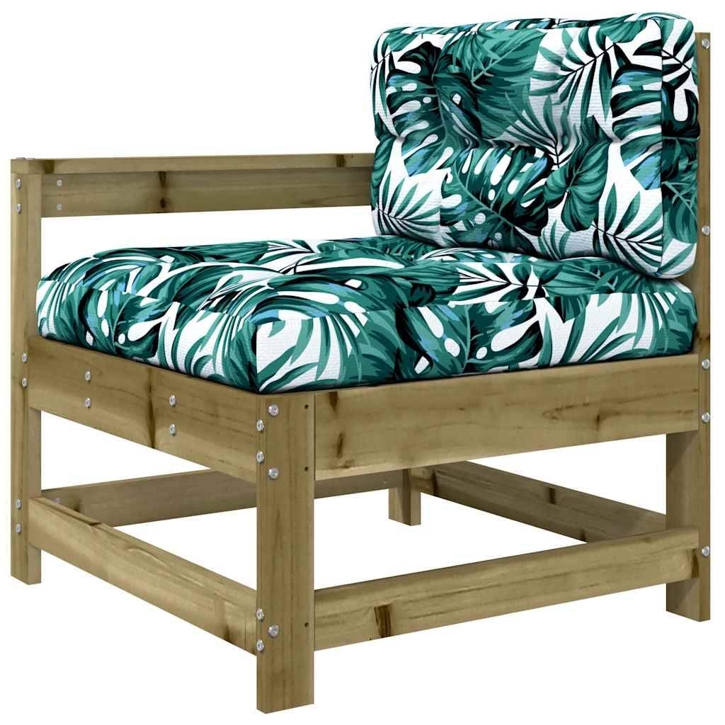 vidaXL 3-tlg. Garten-Lounge-Set mit Kissen Kiefernholz Imprägniert