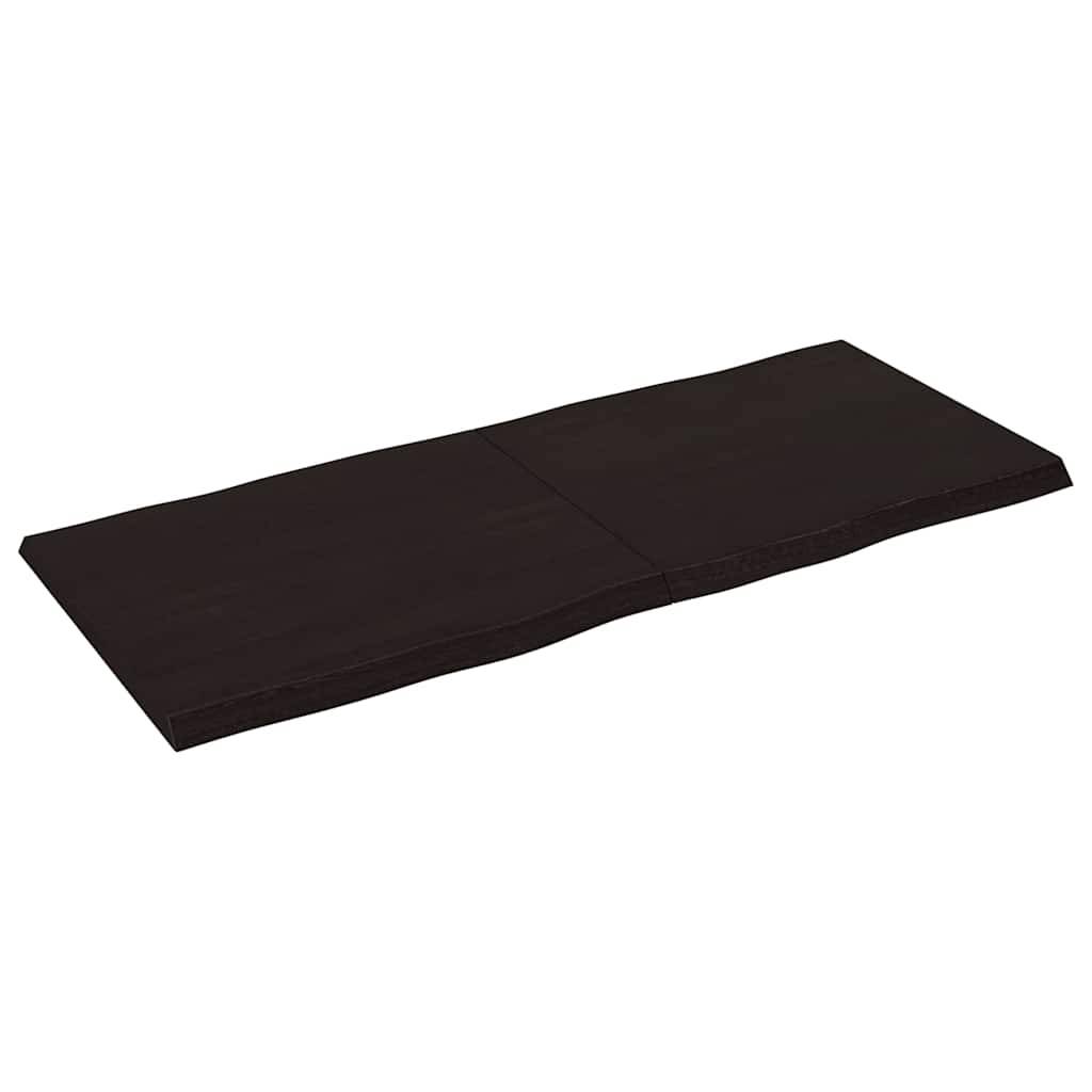 vidaXL Tischplatte 140x60x(2-4) cm Massivholz Behandelt Baumkante
