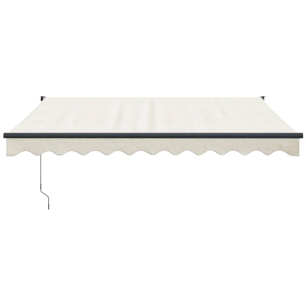 vidaXL Elektrische Markise mit Kurbel Creme 3,5x2,5 m