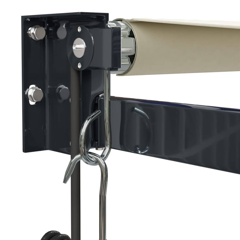 vidaXL Elektrische Markise mit Kurbel Creme 5x3 m