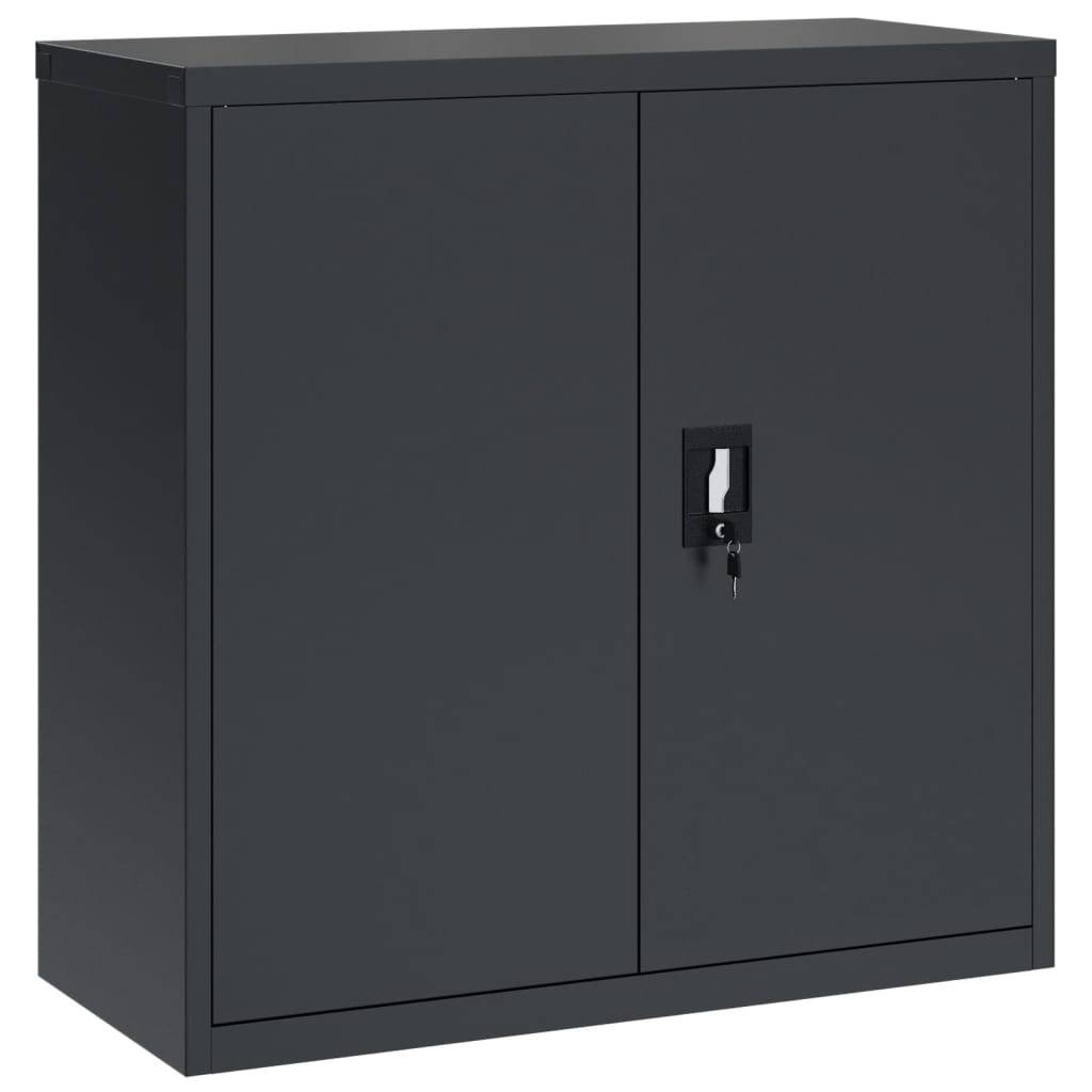 vidaXL Aktenschrank Anthrazit 90x40x90 cm Stahl