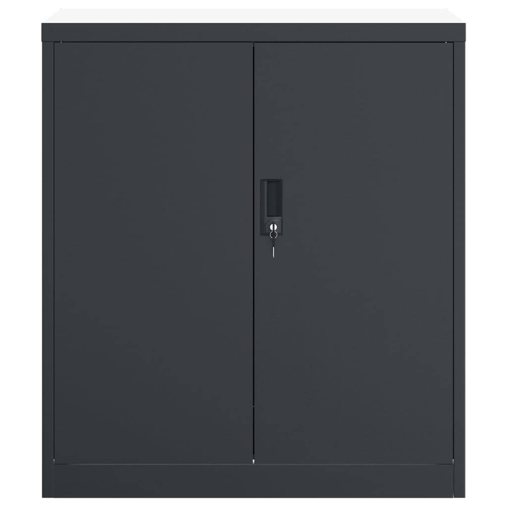 vidaXL Aktenschrank Anthrazit 79x40x90 cm Stahl