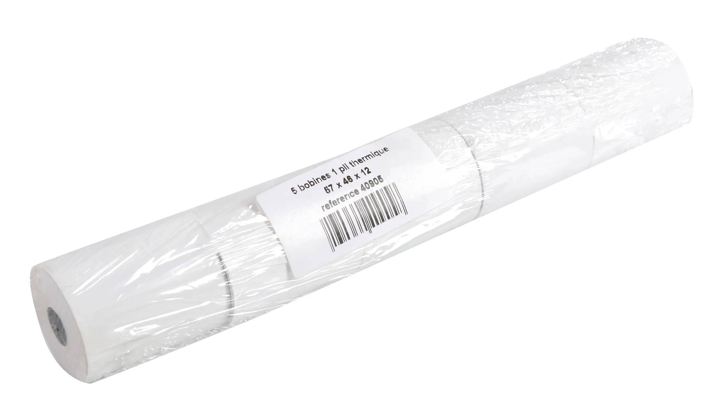 Packung mit fünf Thermopapirrollen, Größe 