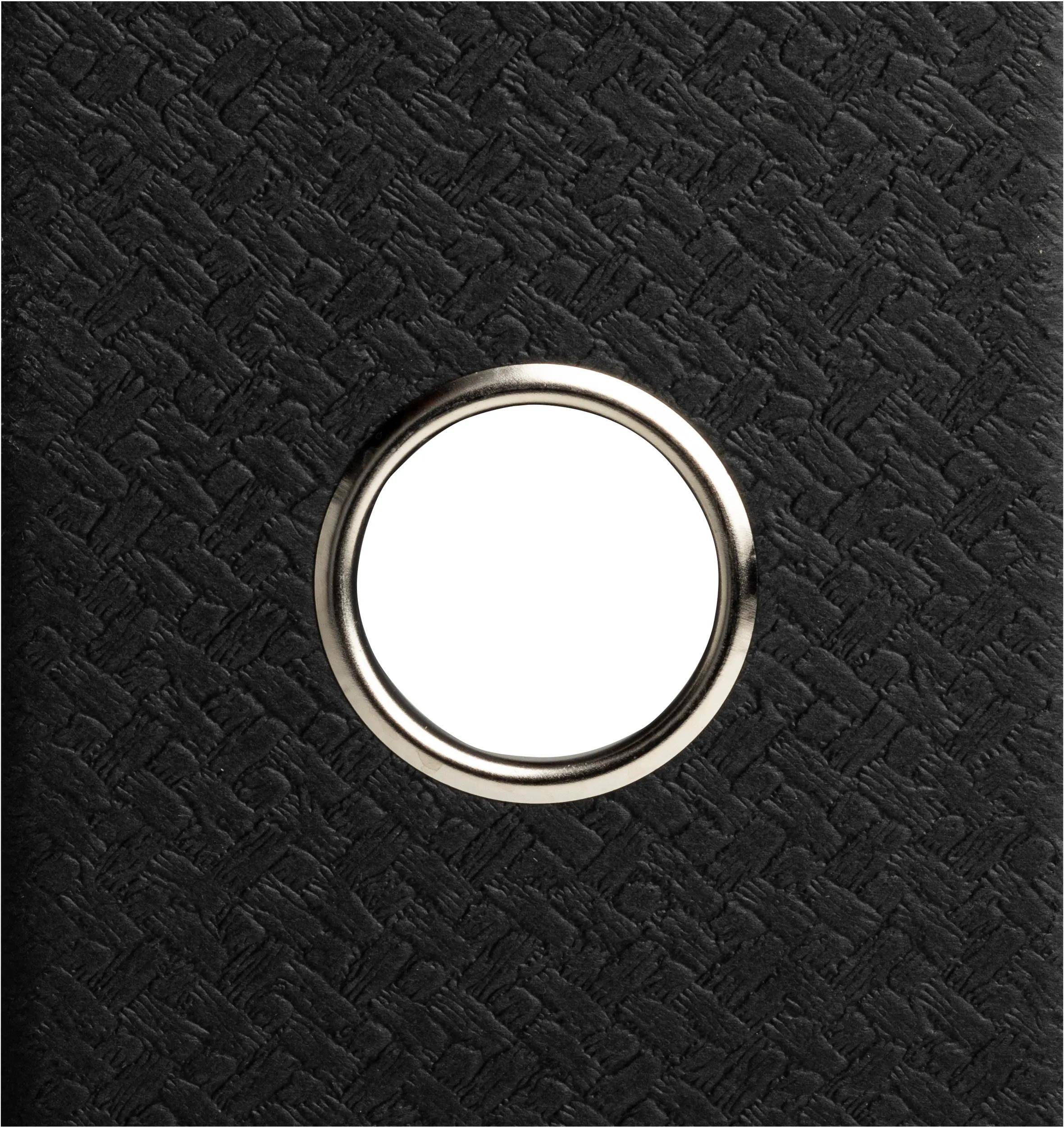 Eine türkisfarbene Kunststoffkiste mit einem Griff oben und einer rechteckigen Öffnung unten, von vorne betrachtet.