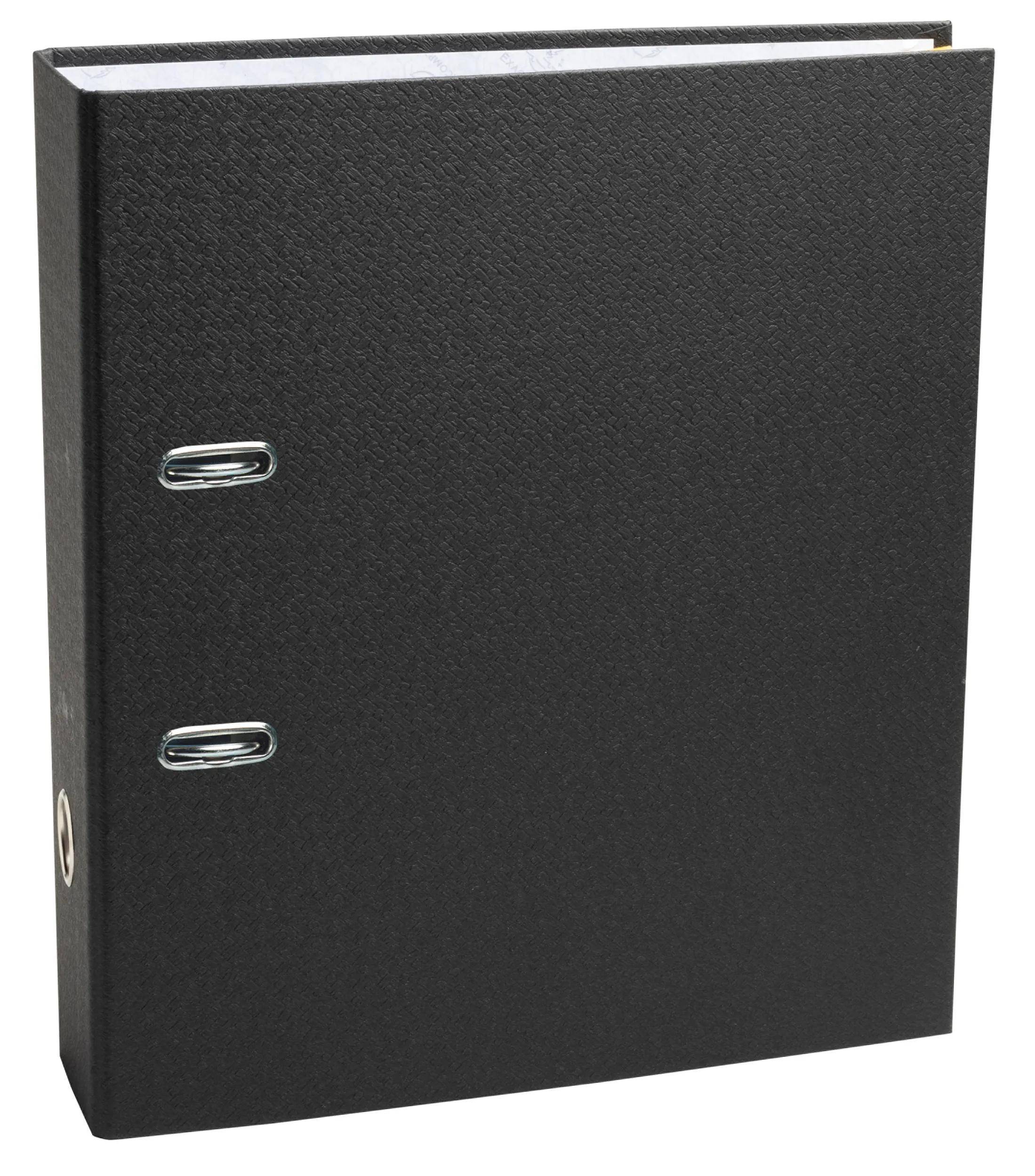 Exacompta 10x Ordner Prem'Touch Rücken 80mm A4 Office by me Schwarz 53601E