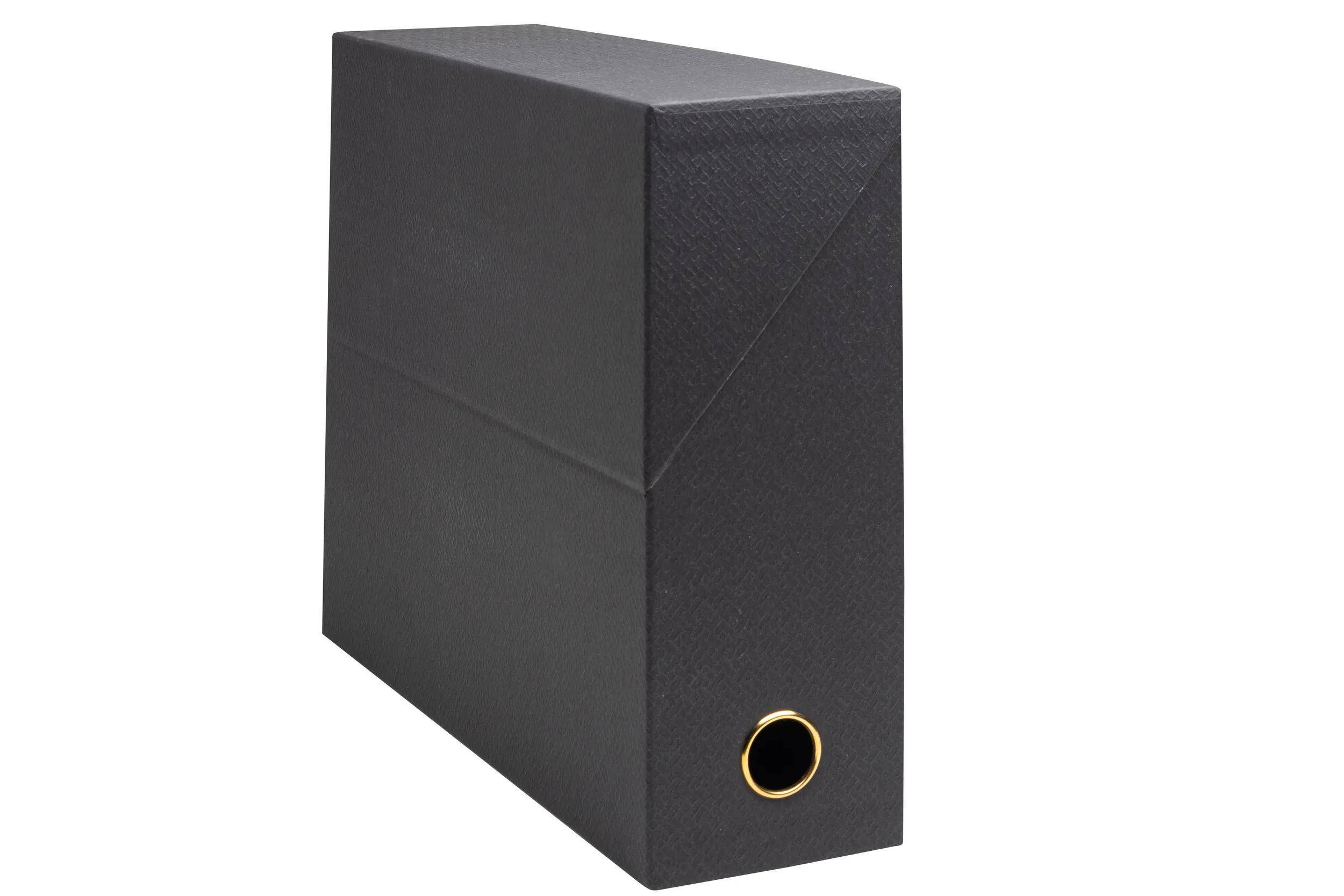 Exacompta 5x Transferbox Rücken 90mm 255x9x34 cm A4 Office by me Schwarz 89601E