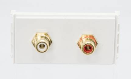 VivoLink WI221285 2 x RCA Steckdose (WI221285)