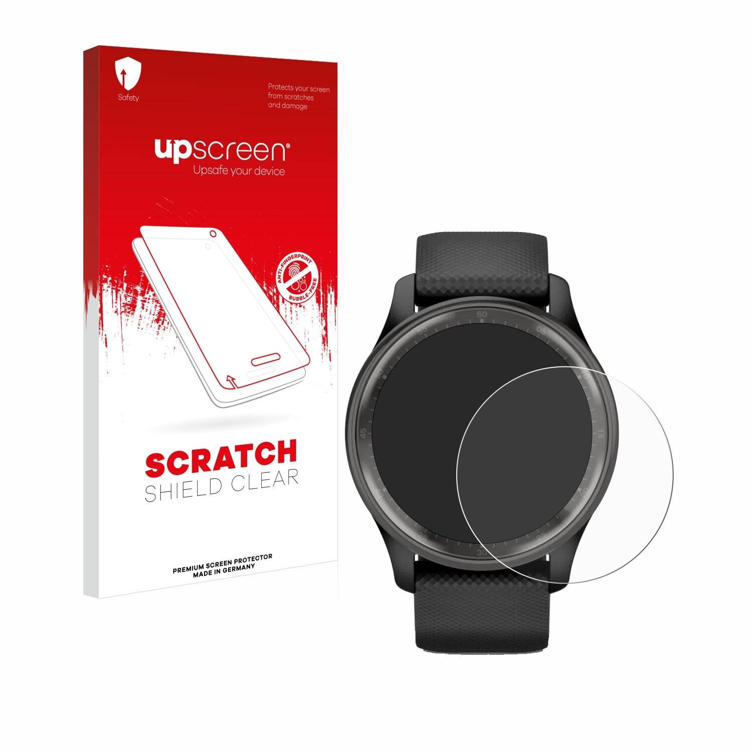 upscreen Scratch Shield Schutzfolie für Garmin Vivomove