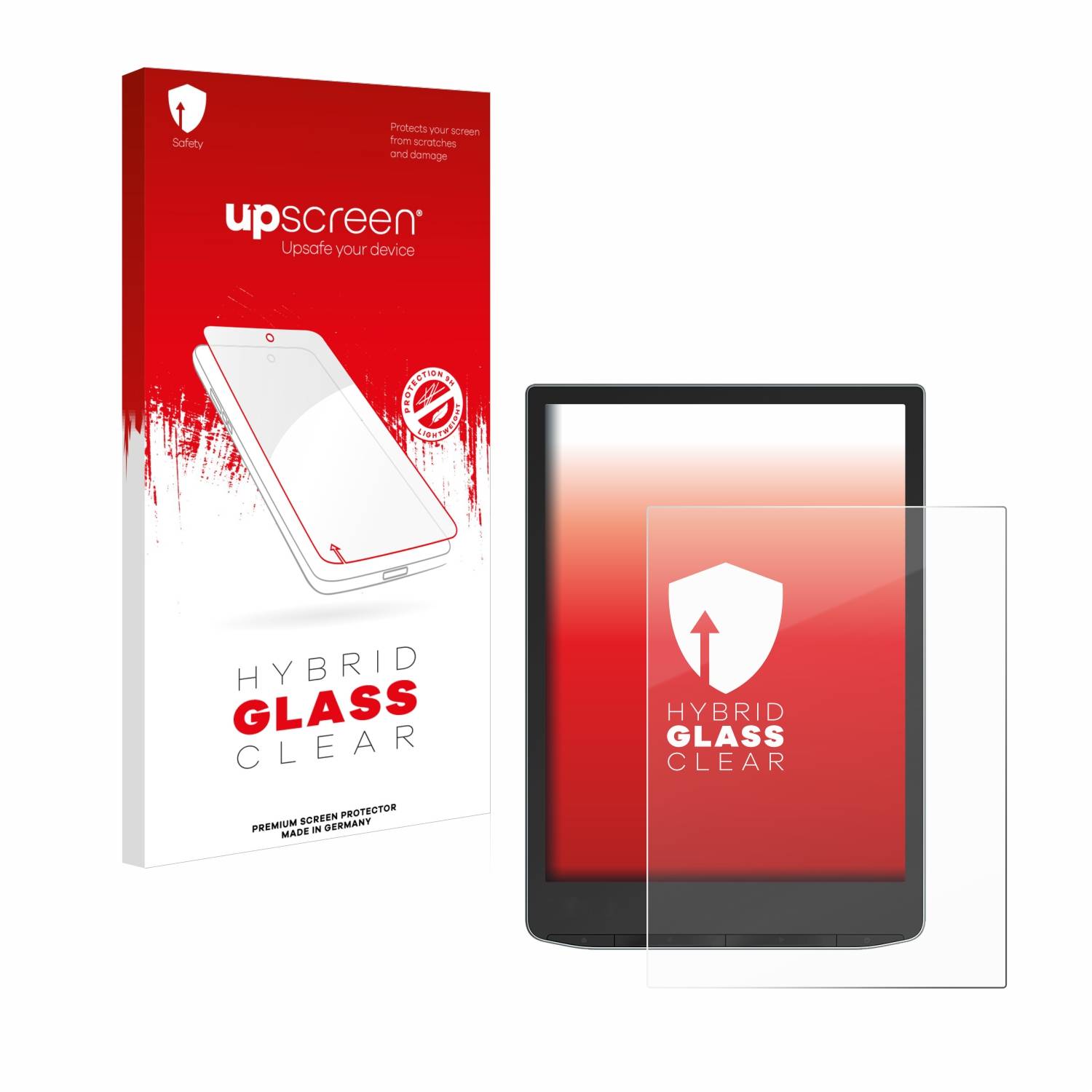upscreen Hybrid Glas Panzer-Folie für PocketBook InkPad Color 3