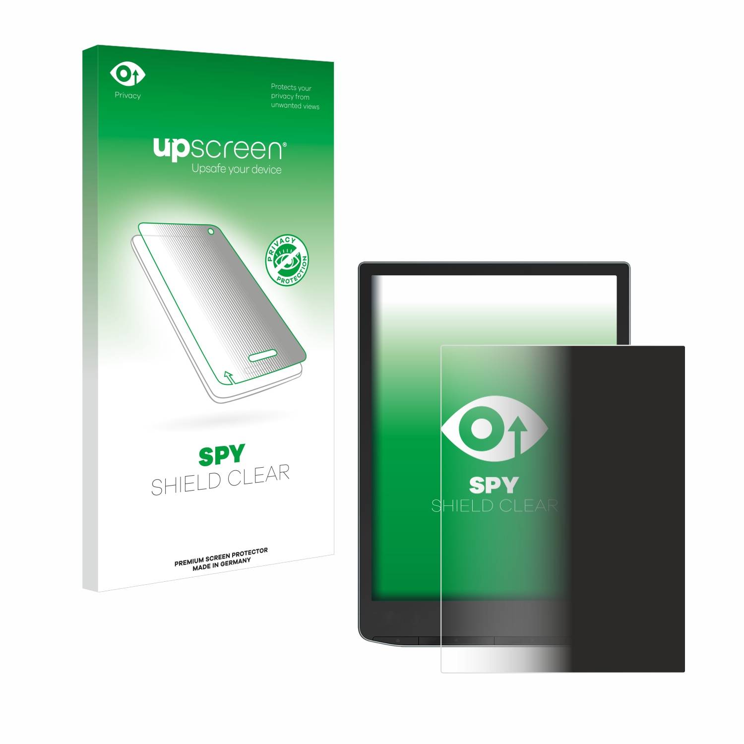upscreen Spy Shield Sichtschutz-Folie für PocketBook InkPad Color 3