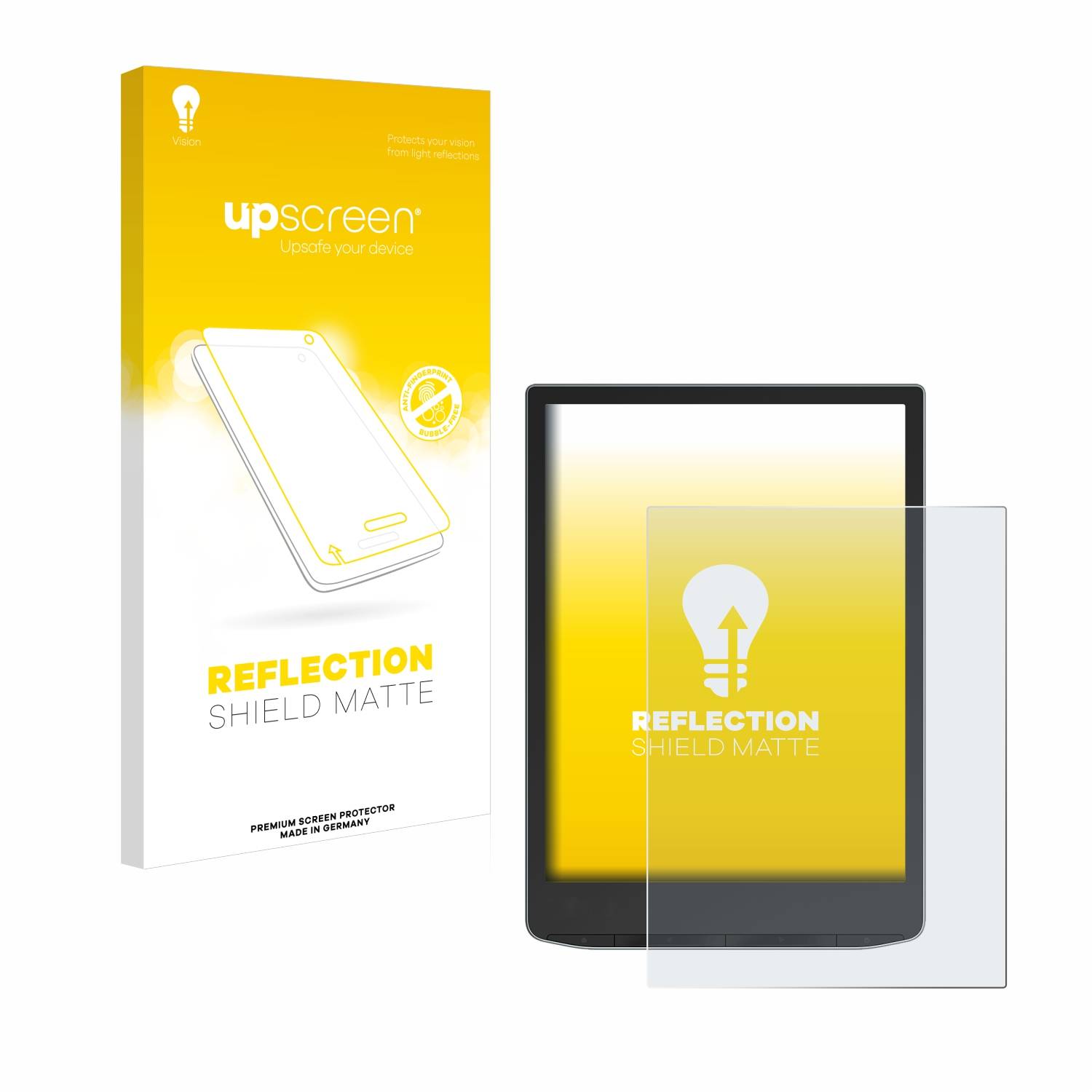 upscreen Reflection Shield Matt Schutzfolie für PocketBook InkPad Color 3