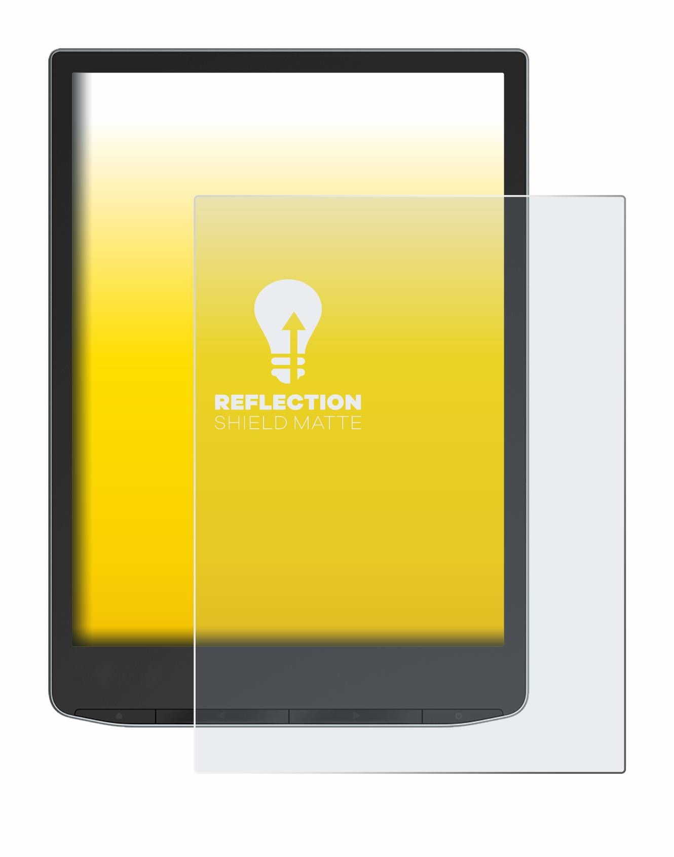 upscreen Reflection Shield Matt Schutzfolie für PocketBook InkPad Color 3