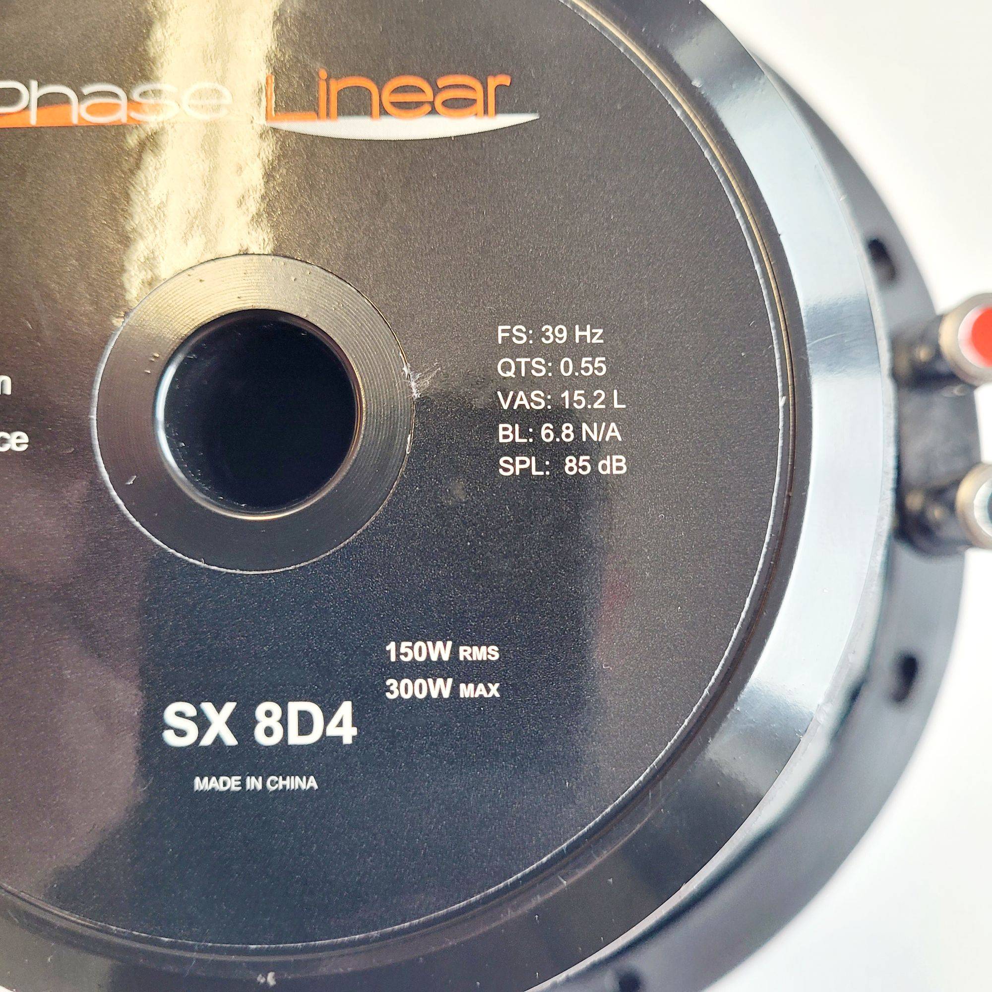 Phase Linear Subwoofer Basslautsprecher 20cm 8 Zoll 1 Stück