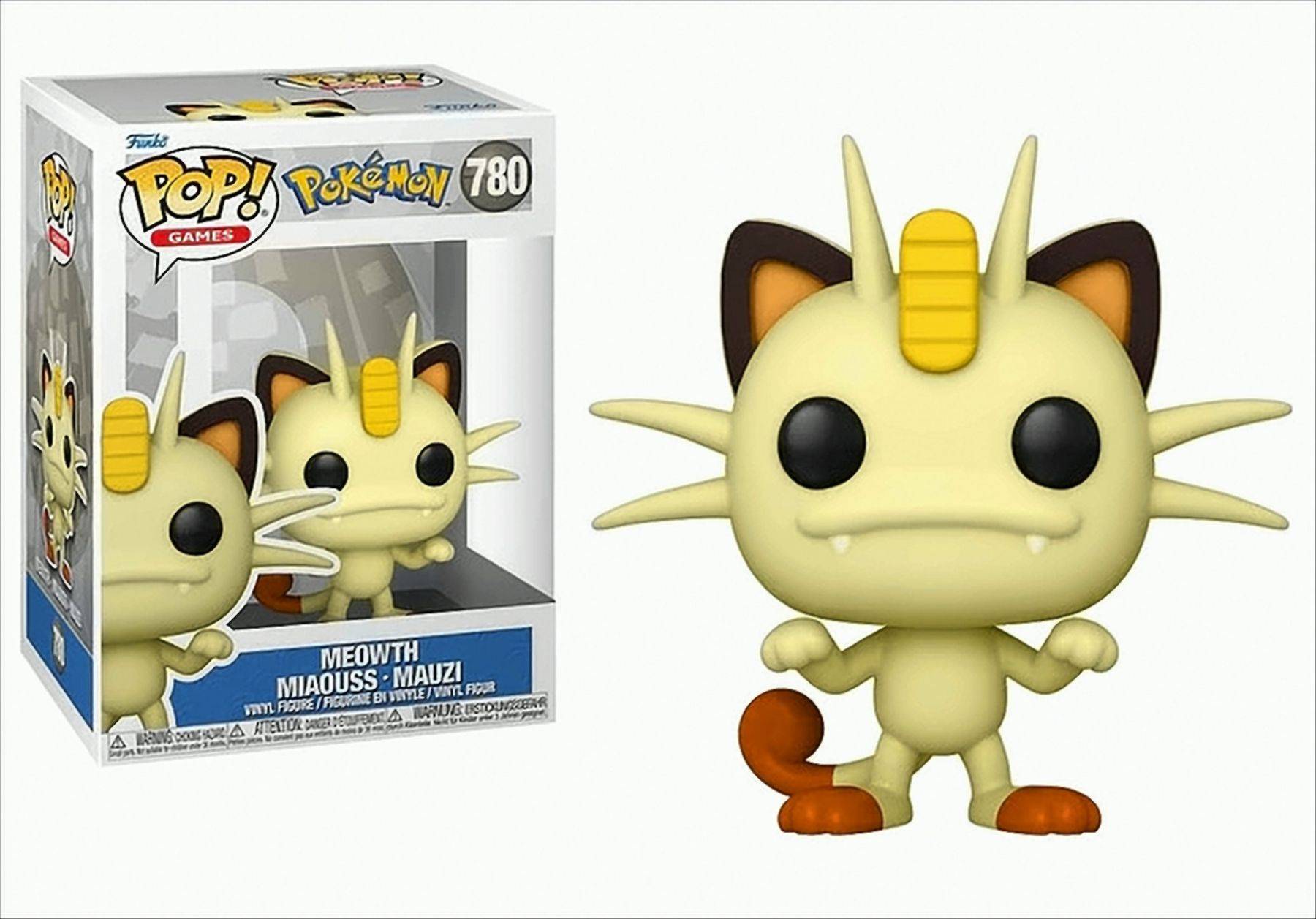 POP - Pokemon - Meowth/Miaouss/Mauzi Neu & OVP