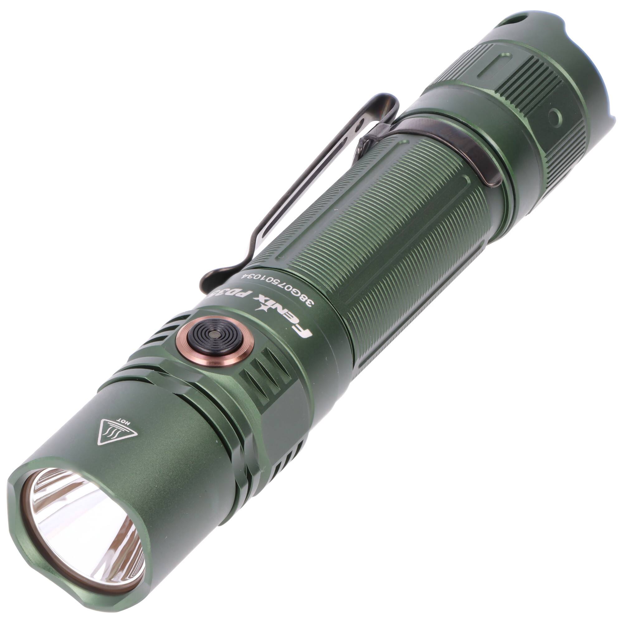 Fenix PD35 V3.0 LED-Taschenlampe, Sonderversion Tropic Green, max. 1700 Lumen, SFT40 LED, inklusive ARB-L18-2600U Akku