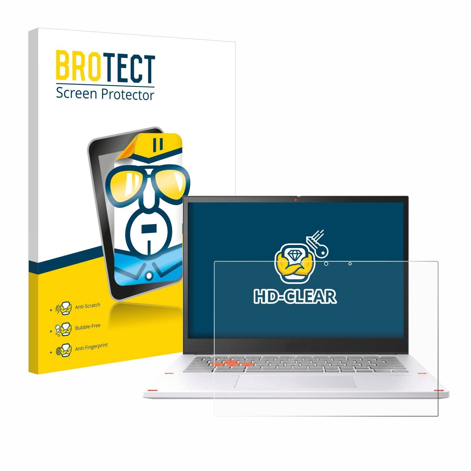 BROTECT Displayschutz-Folie für ASUS Chromebook Vibe CX34