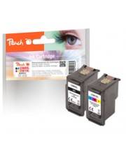 Peach Hohe XL- Ausbeute 18 ml 16 715 Seiten 2 Stücke Doppelpack Spar Pack Tintenpatronen kompatibel zu Canon PG-560XLBK CL-561XLC 3712C006