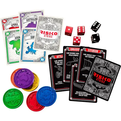 Hasbro - Risiko Strike Kartenspiel Würfelspiel Strategiespiel Hasbro - Risiko Strike Kartenspiel Würfelspiel Strategiespiel