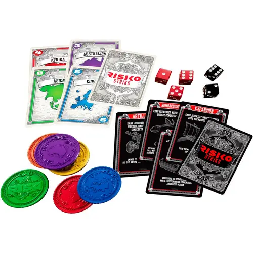 Hasbro - Risiko Strike Kartenspiel Würfelspiel Strategiespiel Hasbro - Risiko Strike Kartenspiel Würfelspiel Strategiespiel