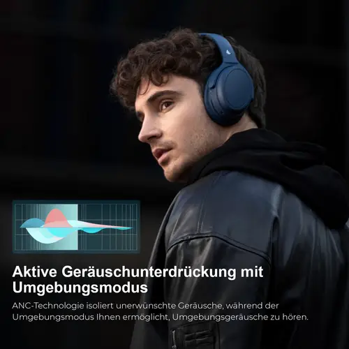 Edifier WH700NB Over-Ear-Kopfhörer mit aktiver Geräuschunterdrückung, Bluetooth 5.3,Headset für Anrufe/Musik/Gaming,68 Stunden Akkulaufzeit-Marine Edifier WH700NB Over-Ear-Kopfhörer mit aktiver Geräuschunterdrückung, Bluetooth 5.3,Headset für Anrufe/Musik/Gaming,68 Stunden Akkulaufzeit-Marine