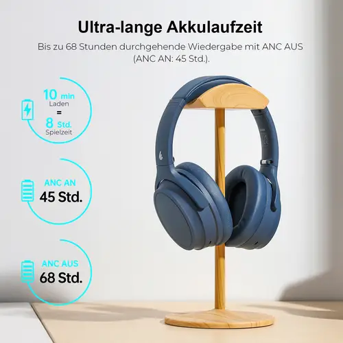 Edifier WH700NB Over-Ear-Kopfhörer mit aktiver Geräuschunterdrückung, Bluetooth 5.3,Headset für Anrufe/Musik/Gaming,68 Stunden Akkulaufzeit-Marine Edifier WH700NB Over-Ear-Kopfhörer mit aktiver Geräuschunterdrückung, Bluetooth 5.3,Headset für Anrufe/Musik/Gaming,68 Stunden Akkulaufzeit-Marine
