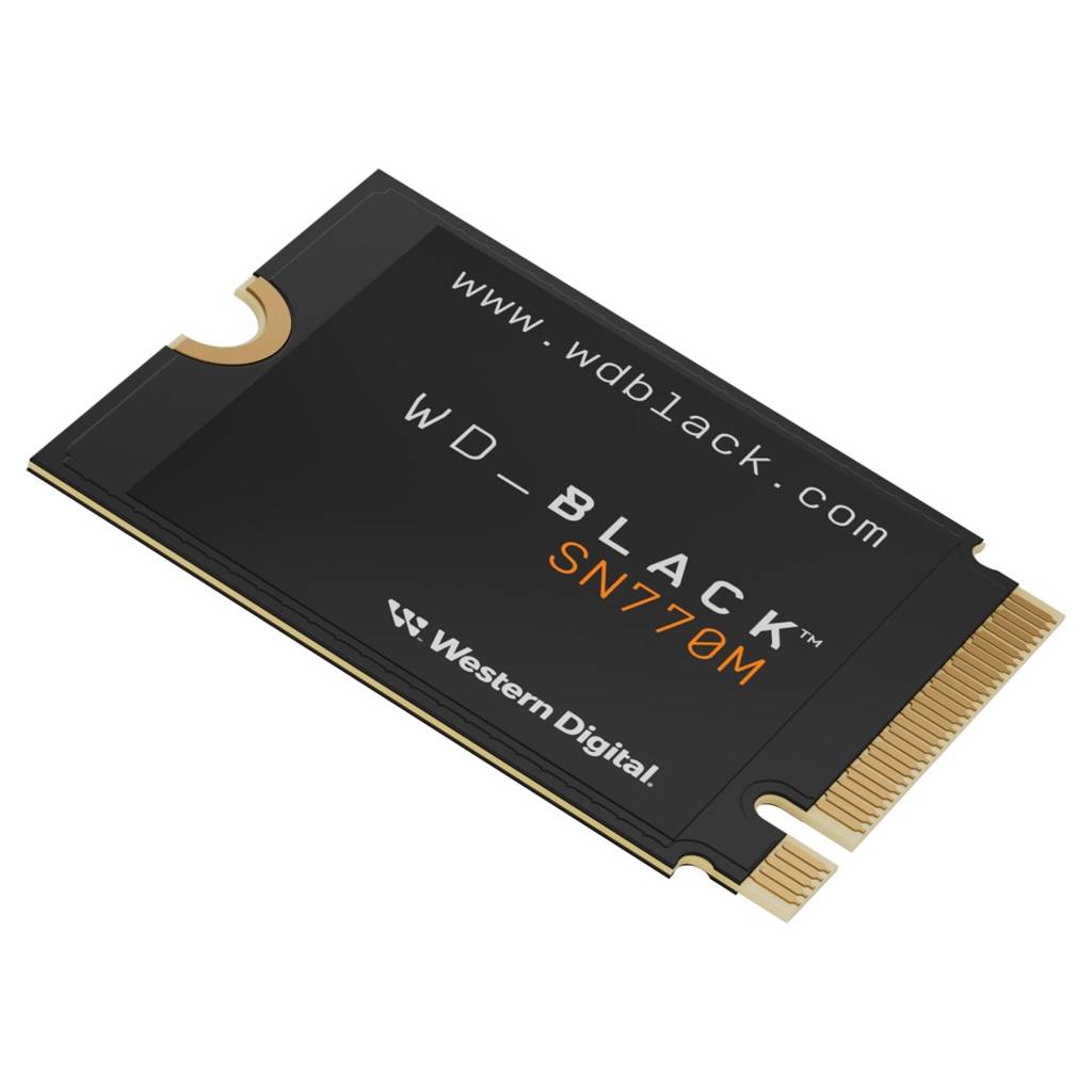 WD_BLACK SN770M WDS100T3X0G - SSD - 1 TB - mobile game drive - intern - M.2 2230 - PCIe 4.0 x4 (NVMe)