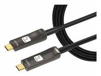 Techly Aktiv USB-C AOC Glasfaserkabel 4k 20m - Kabel - Digital/Daten