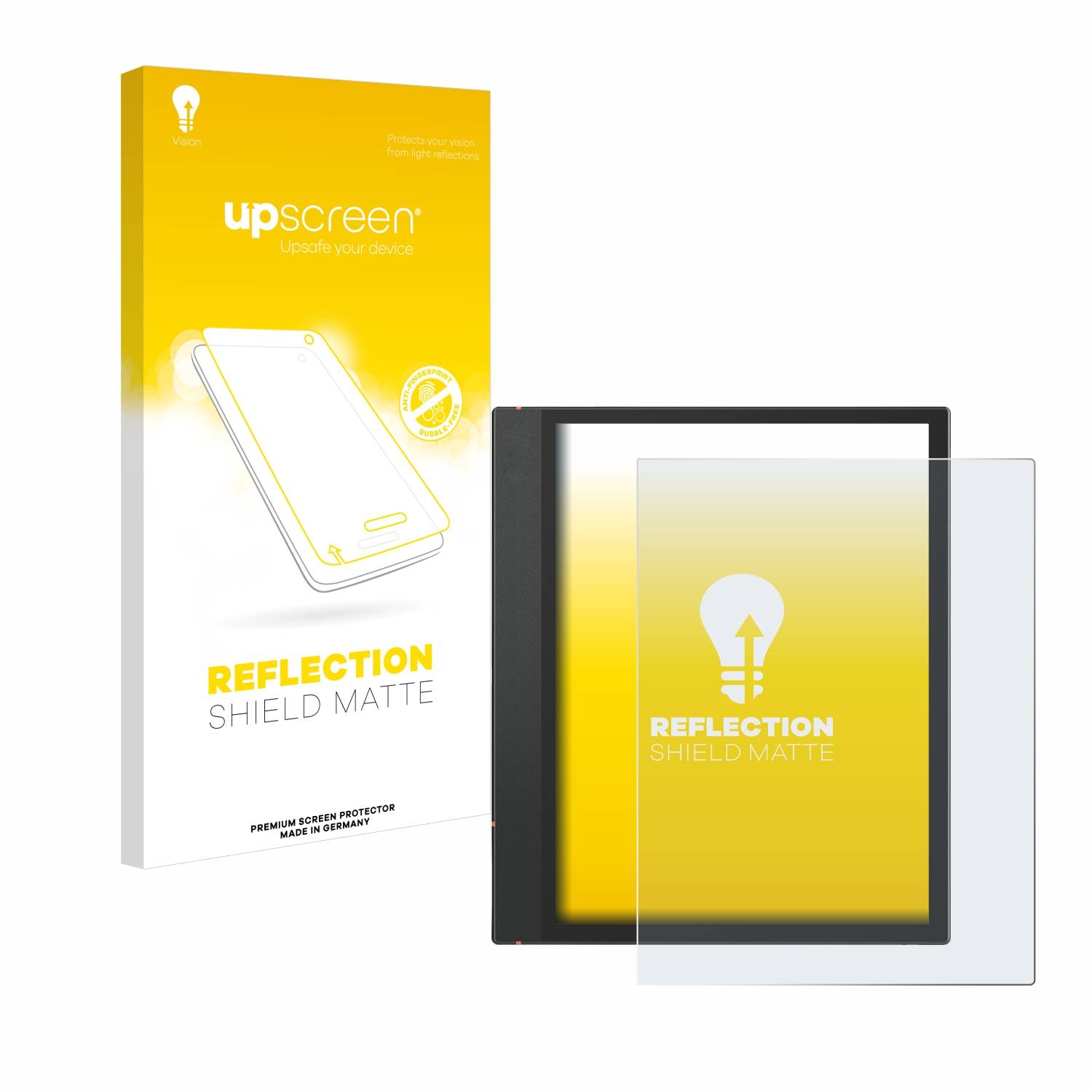 upscreen Reflection Shield Matt Schutzfolie für Onyx Boox Note Air 3 C