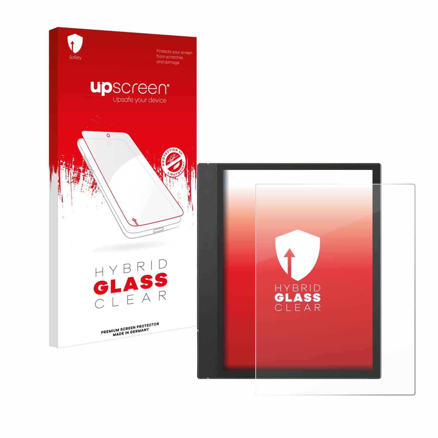 upscreen Hybrid Glas Panzer-Folie für Onyx Boox Note Air 3 C